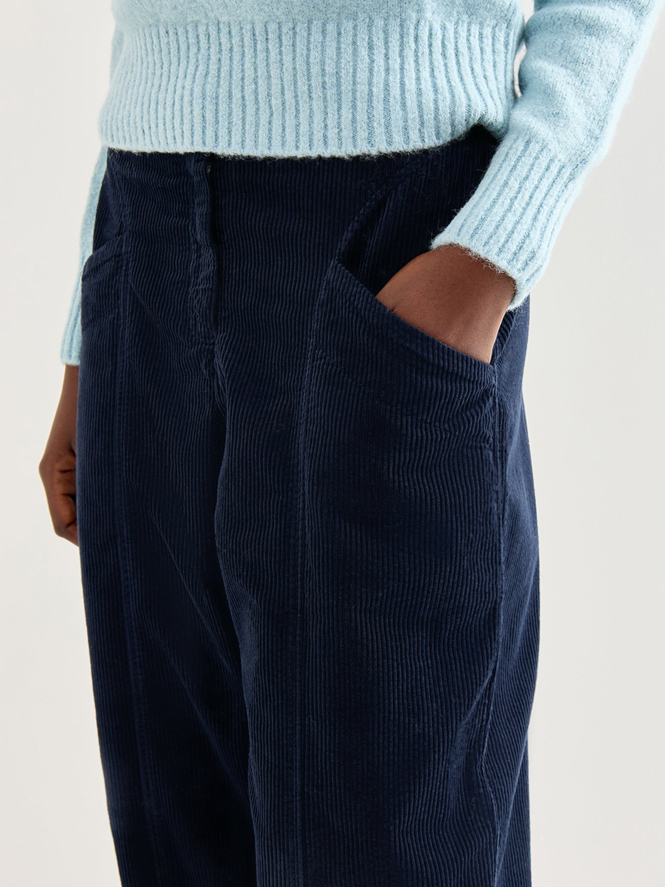 Hose 523 Cotton Trouser Navy