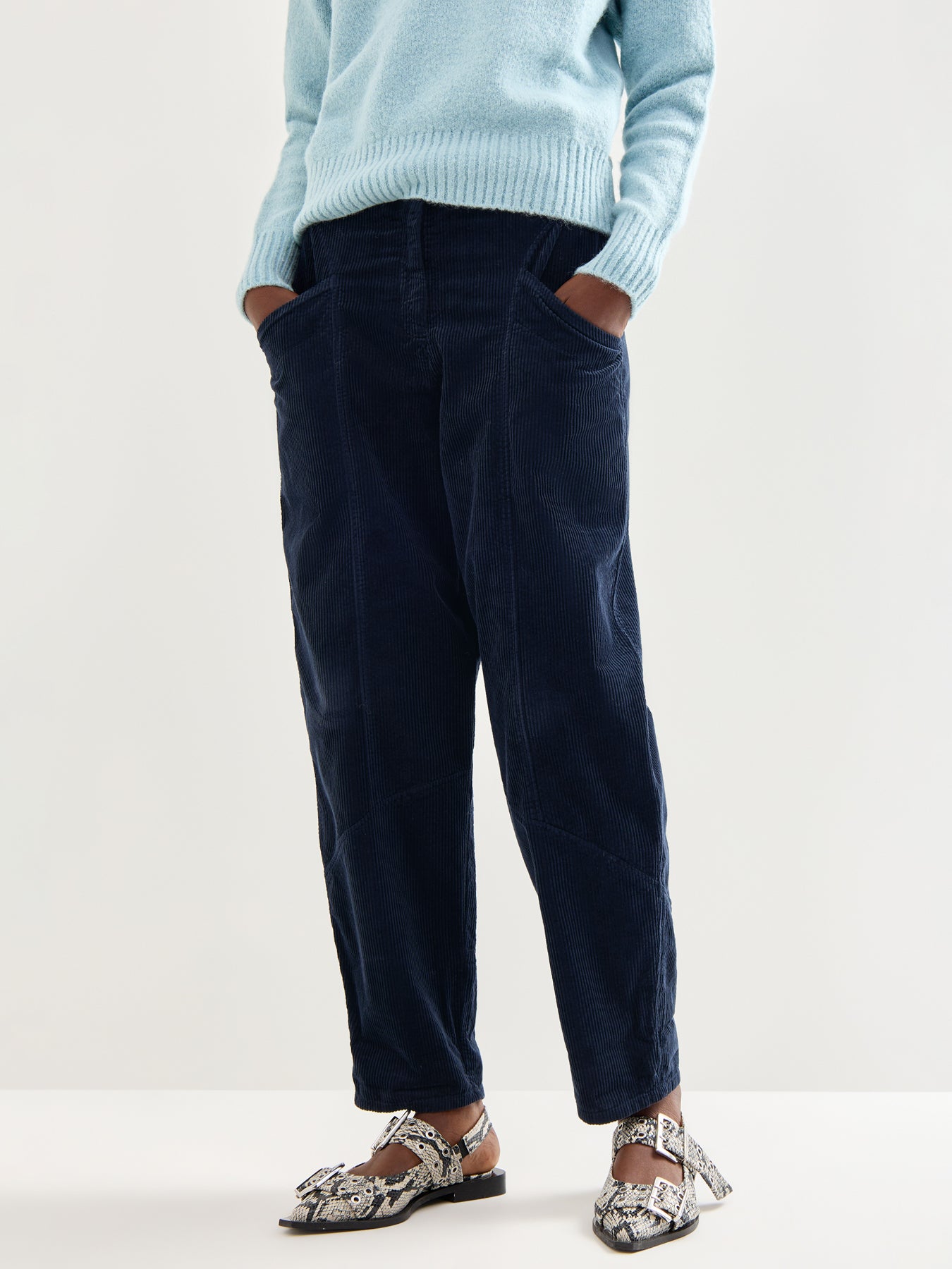 Hose 523 Cotton Trouser Navy