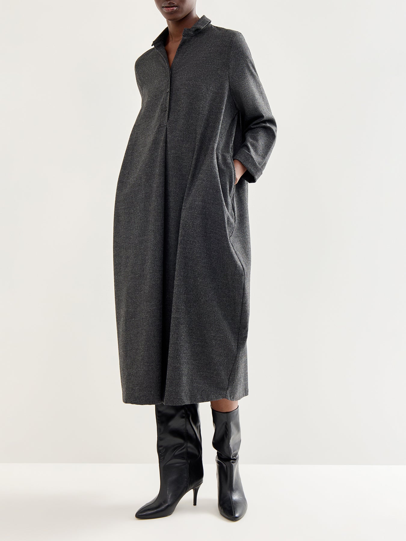 Kleid 515 Cotton Dress Black