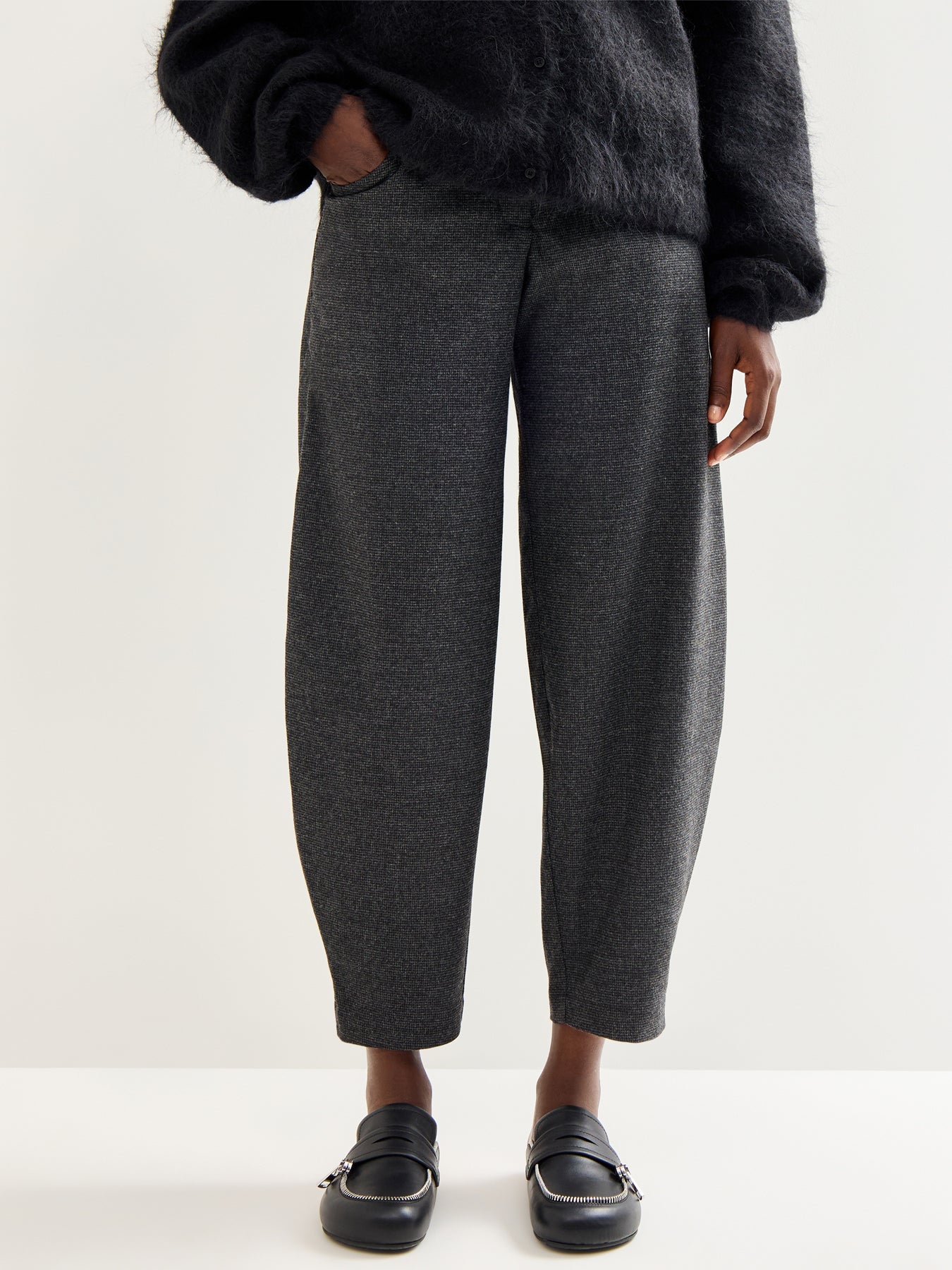 Hose 545 Cotton Trouser Grey