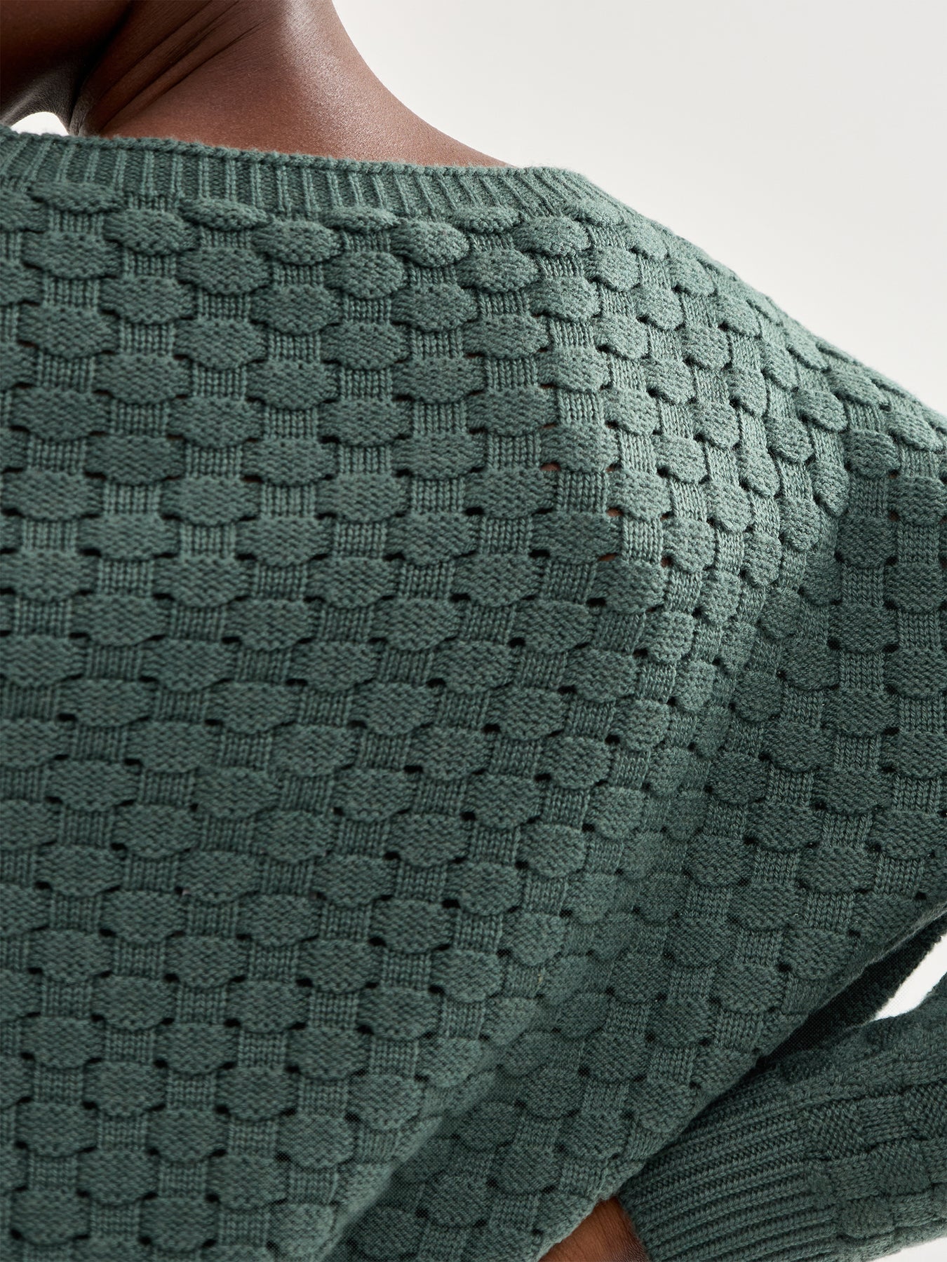 Pullover 525 Cotton Long Sleeves Green