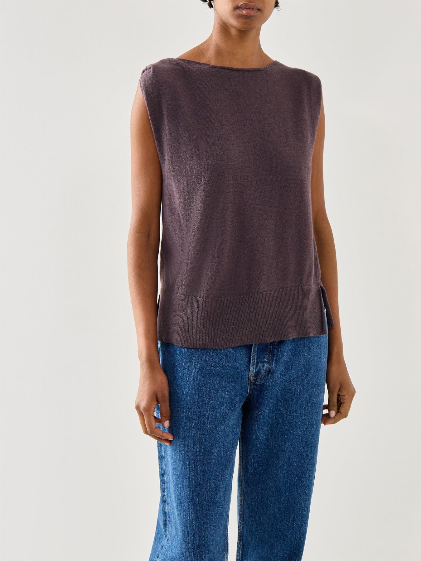 Pullunder 501 Sleeveless Brown