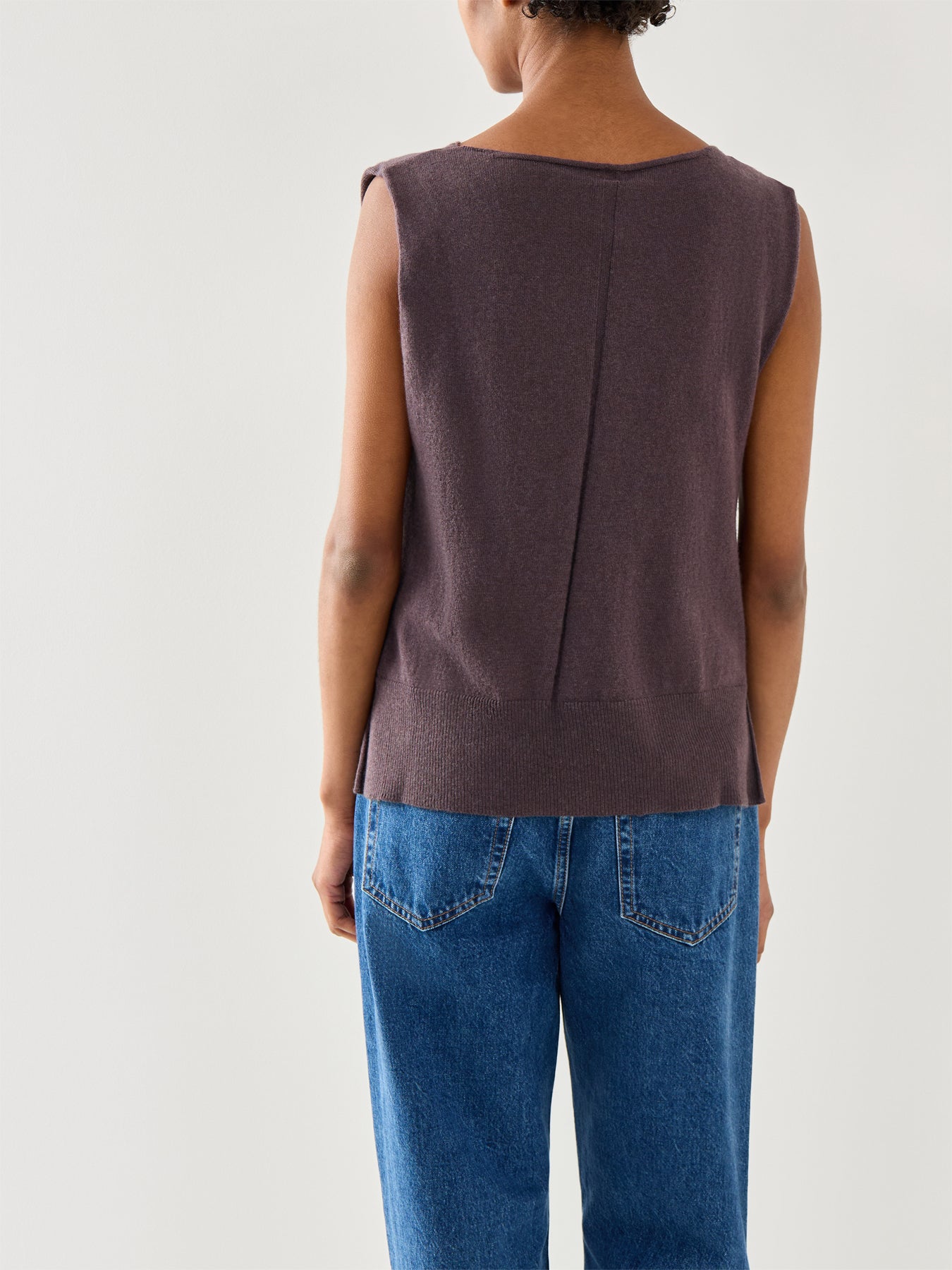 Pullunder 501 Sleeveless Brown