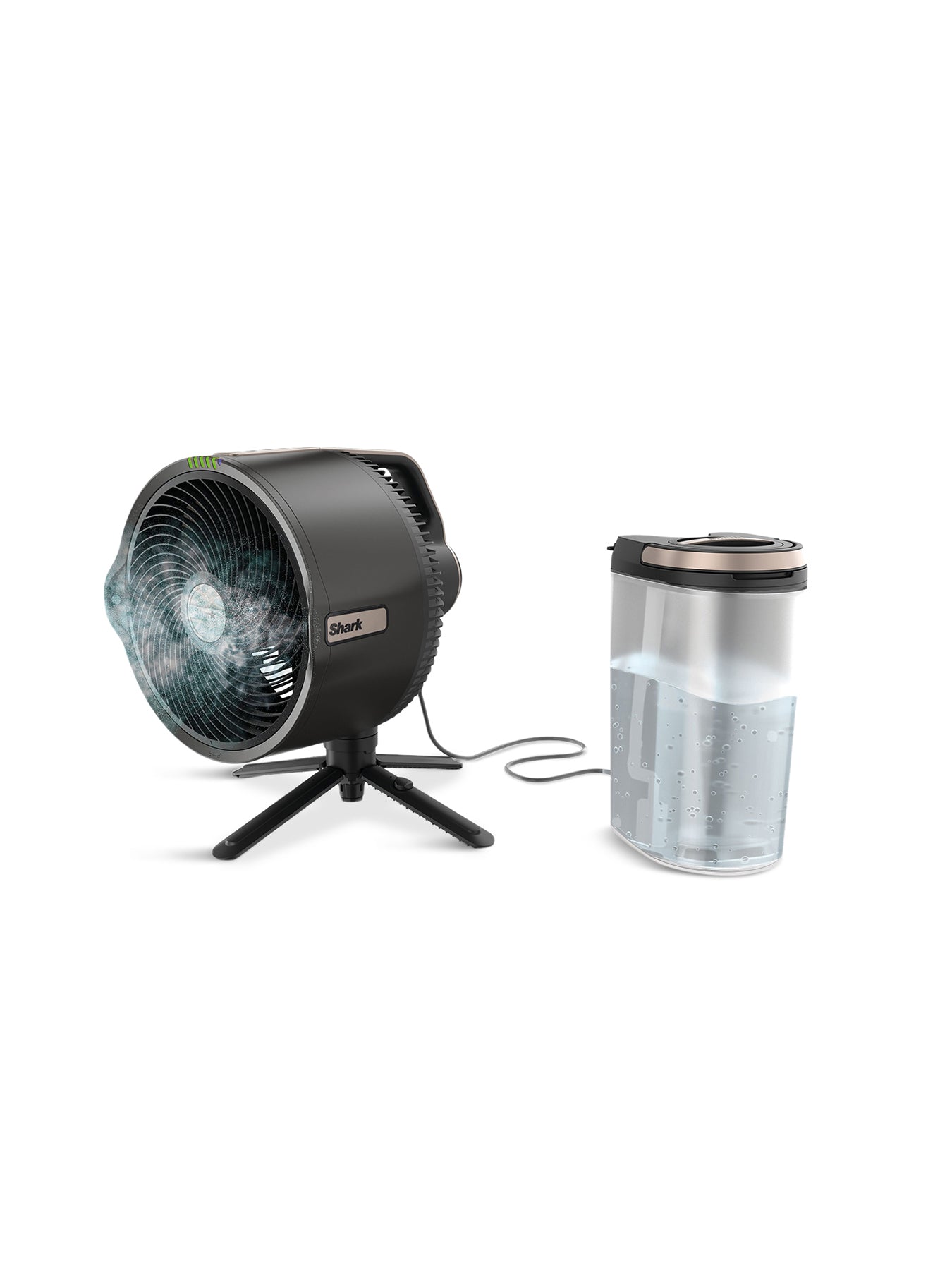 FlexBreeze Pro Fan & Misting System Charcoal Grey
