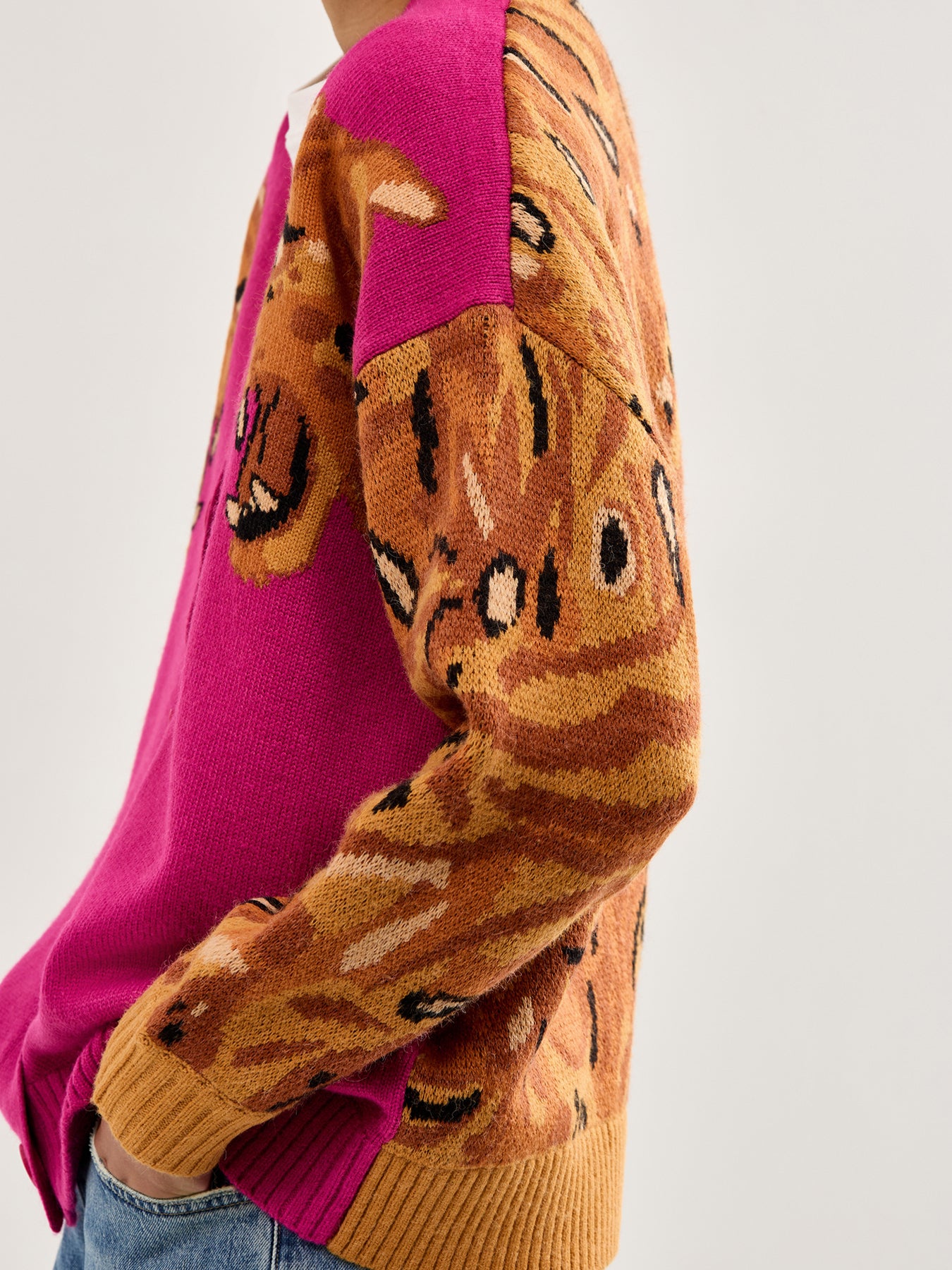 Bold Tiger Cardigan Multi