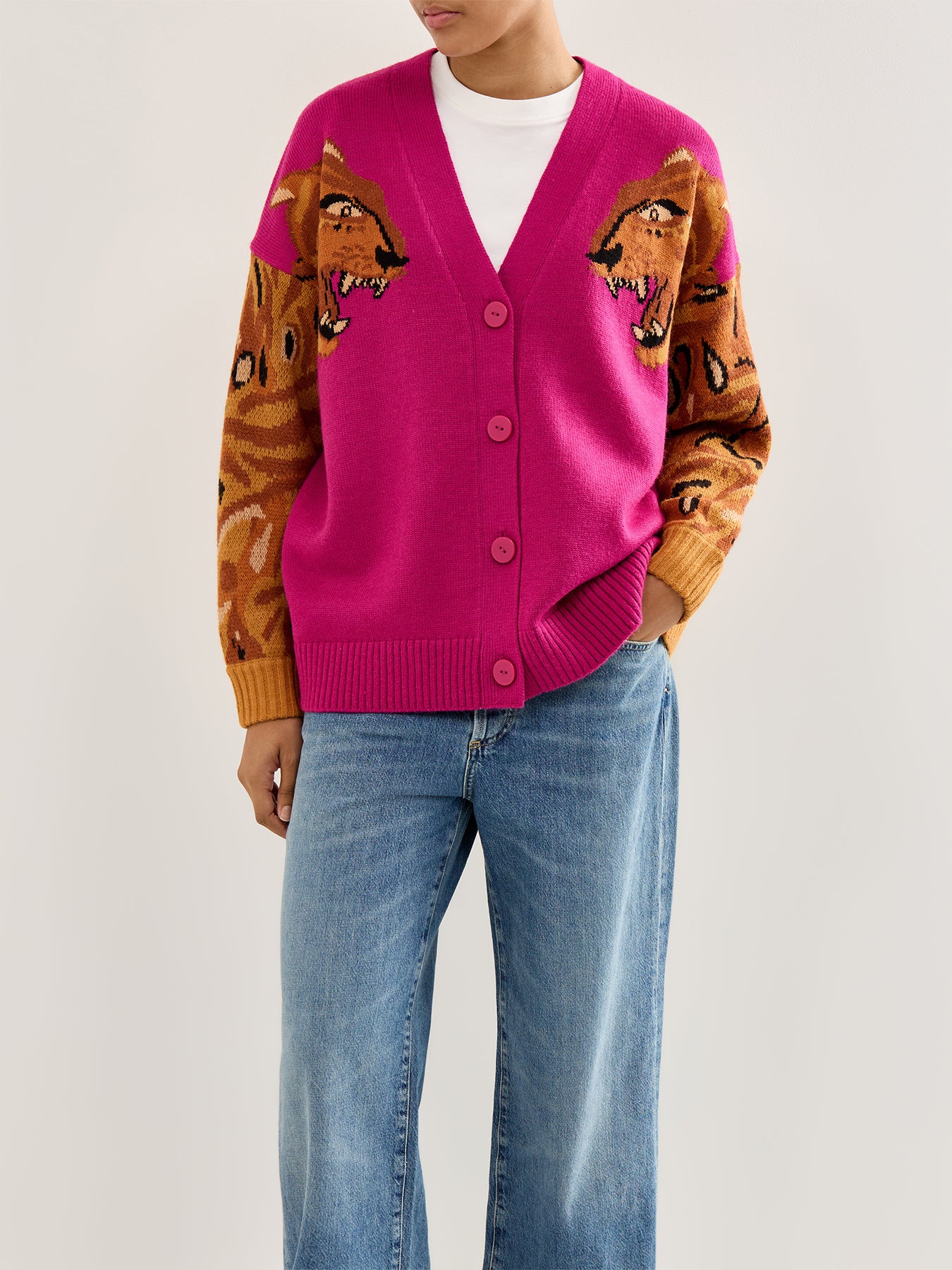 Bold Tiger Cardigan Multi