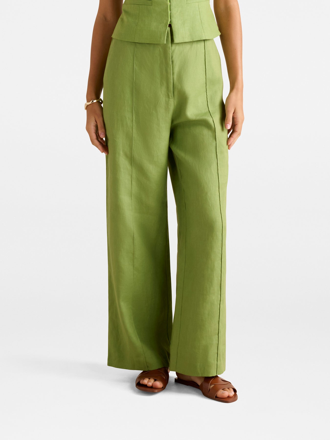 Posey Linen Wide Leg Pants