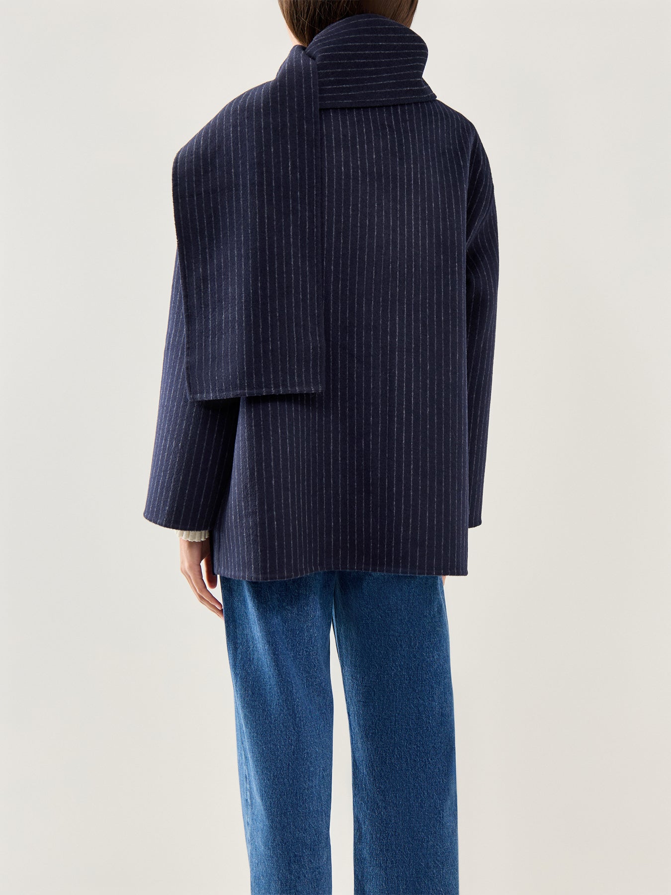 Pam Handmade Scarf Pinstripe