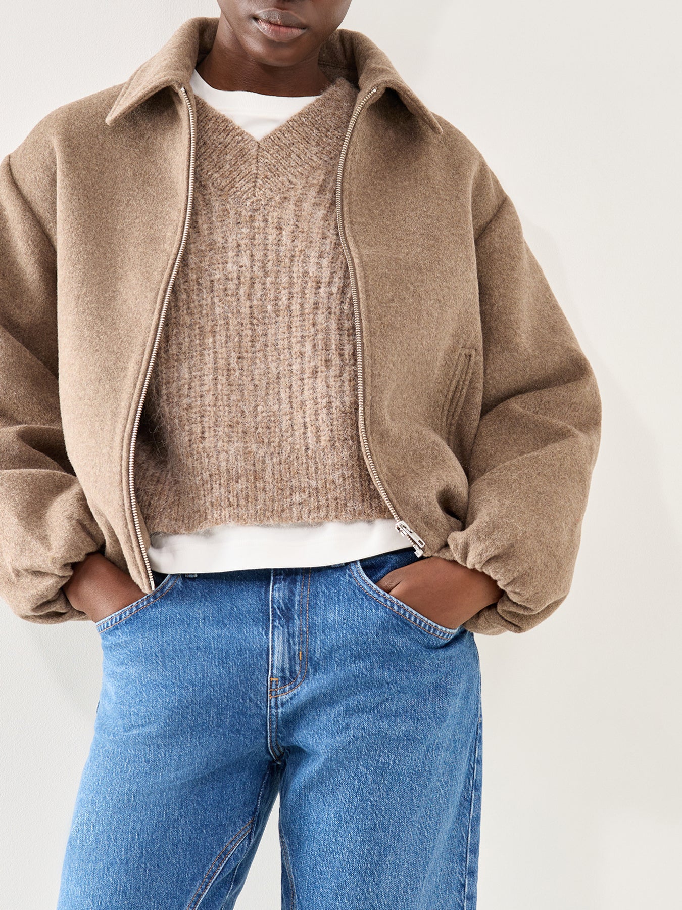 Anjuli V-Neck Knit Bordeaux