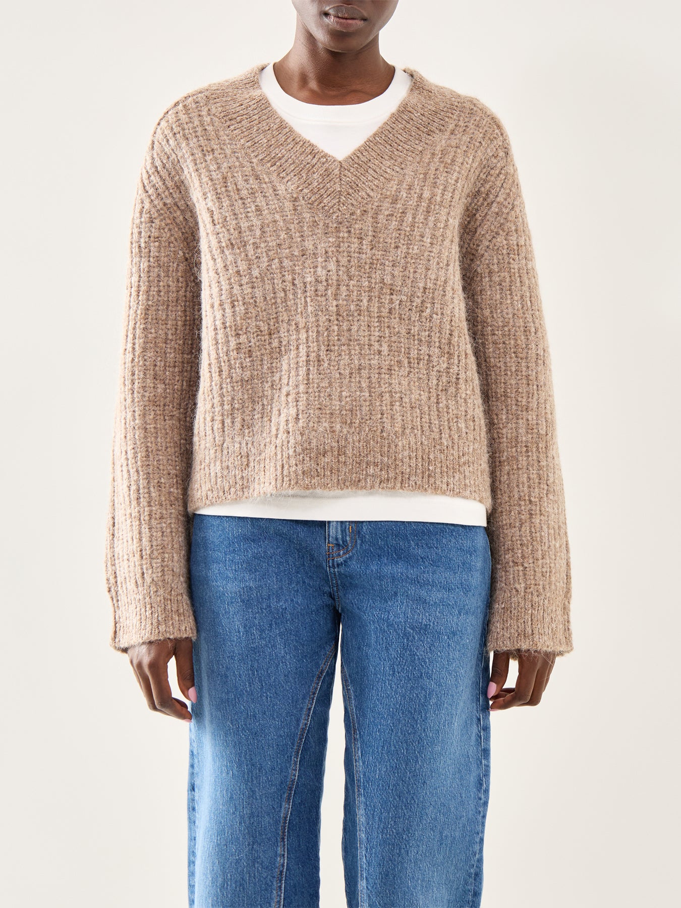 Anjuli V-Neck Knit Bordeaux