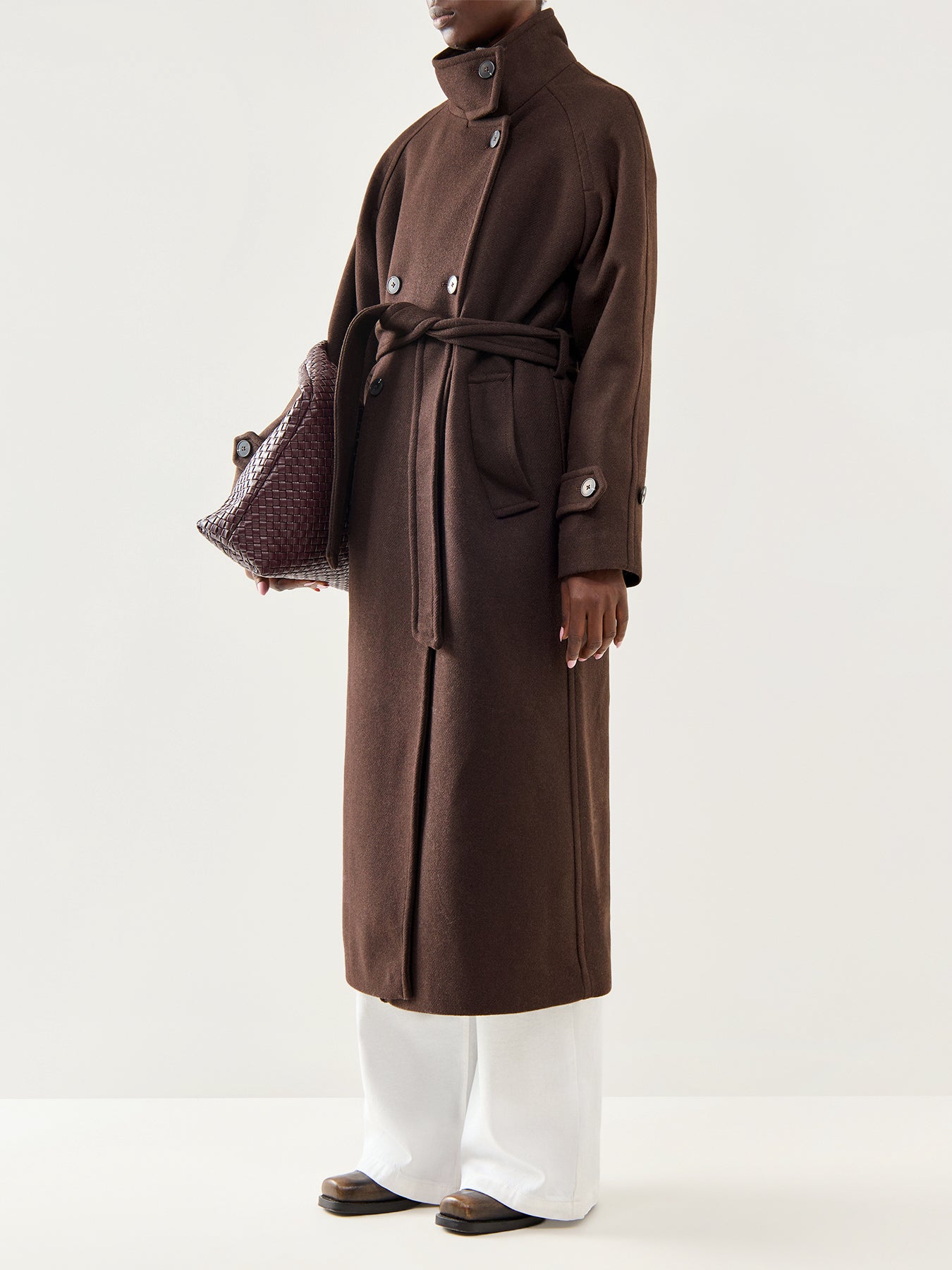 Madeline Manteco Coat Bordeaux