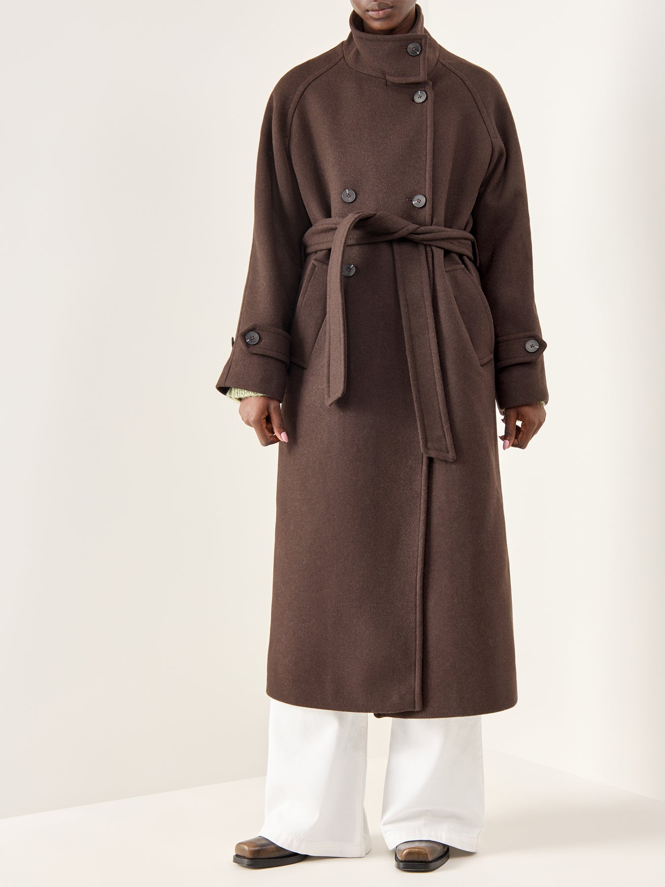 Madeline Manteco Coat Bordeaux