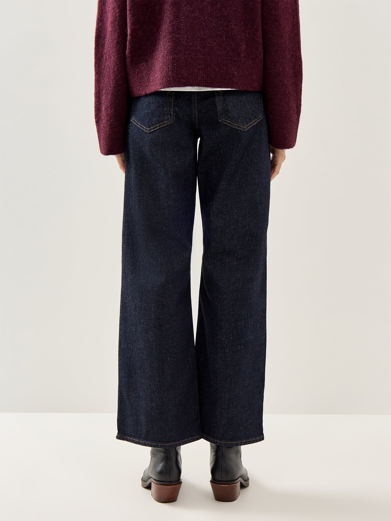 SLF Wide Bea Kori High Waist Jeans Blue