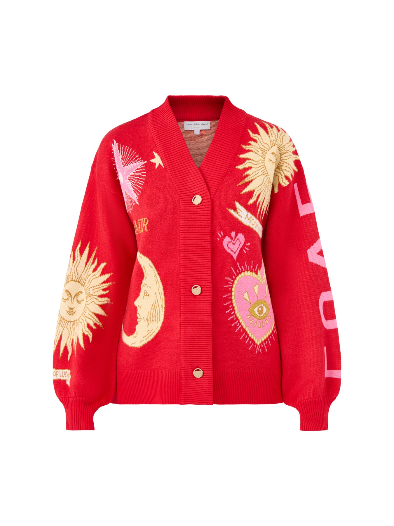 Red Mystical Cardigan Red