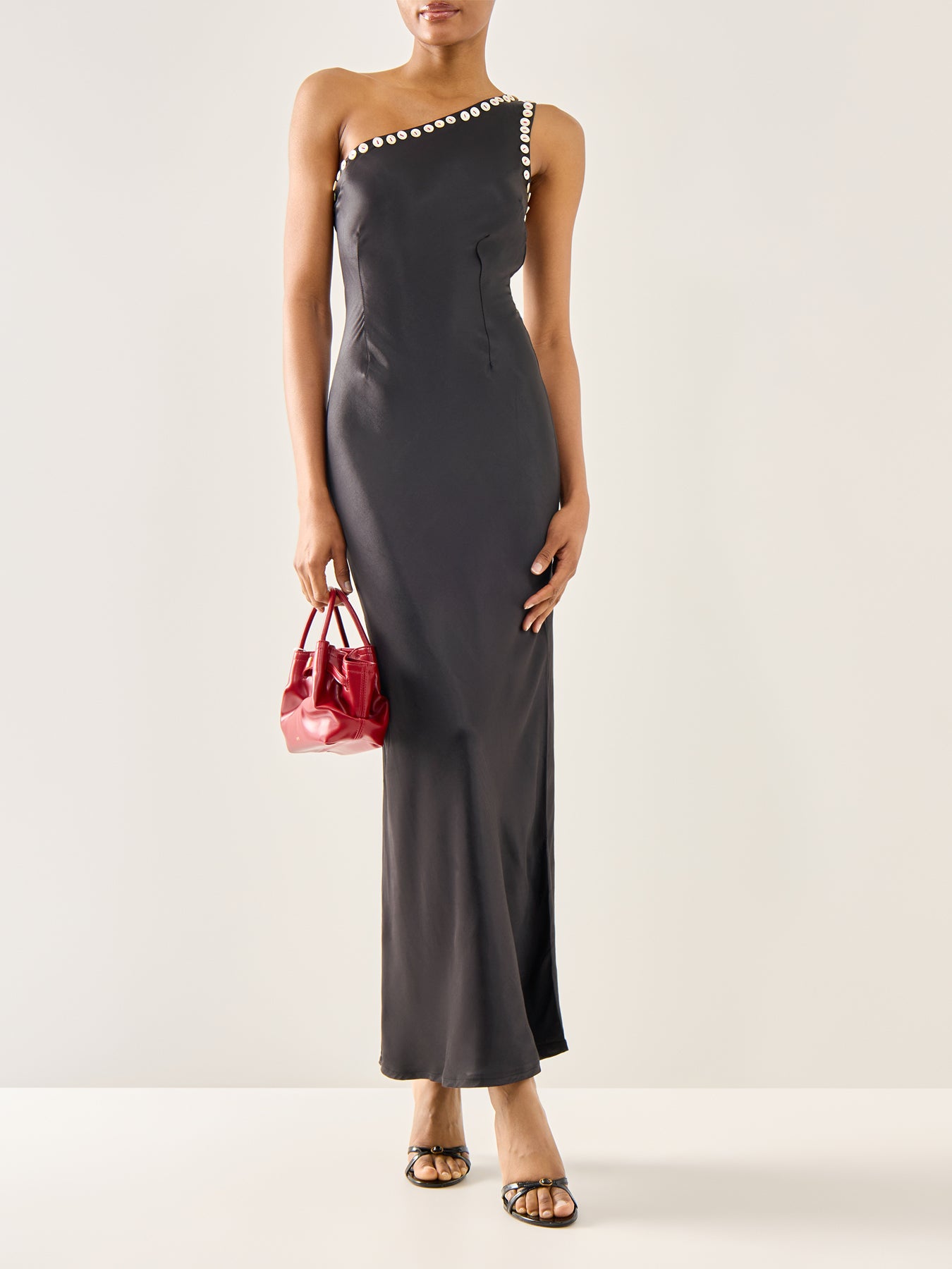 Button Kirsty Dress Black