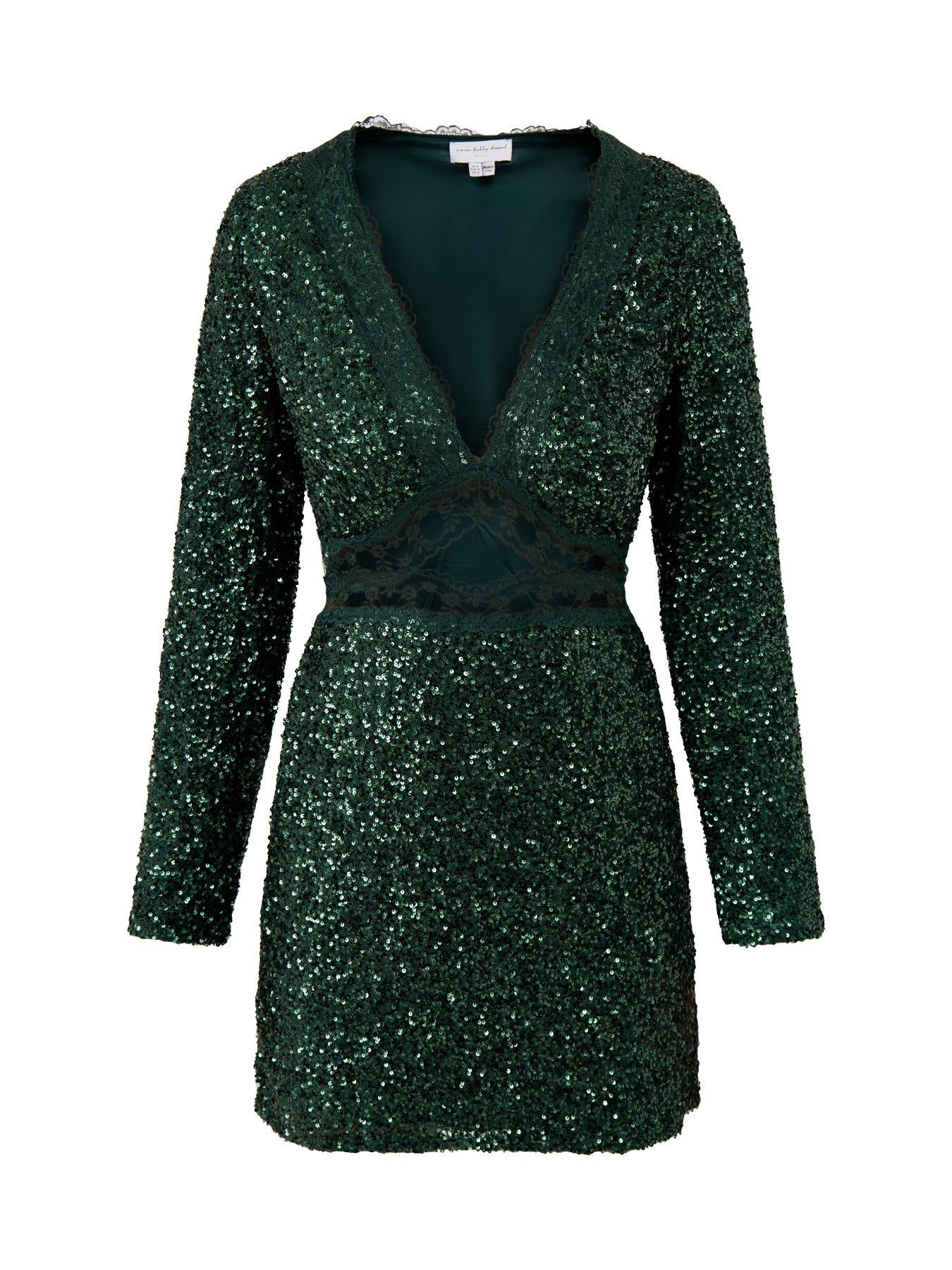 Sequin Mini Dress Green