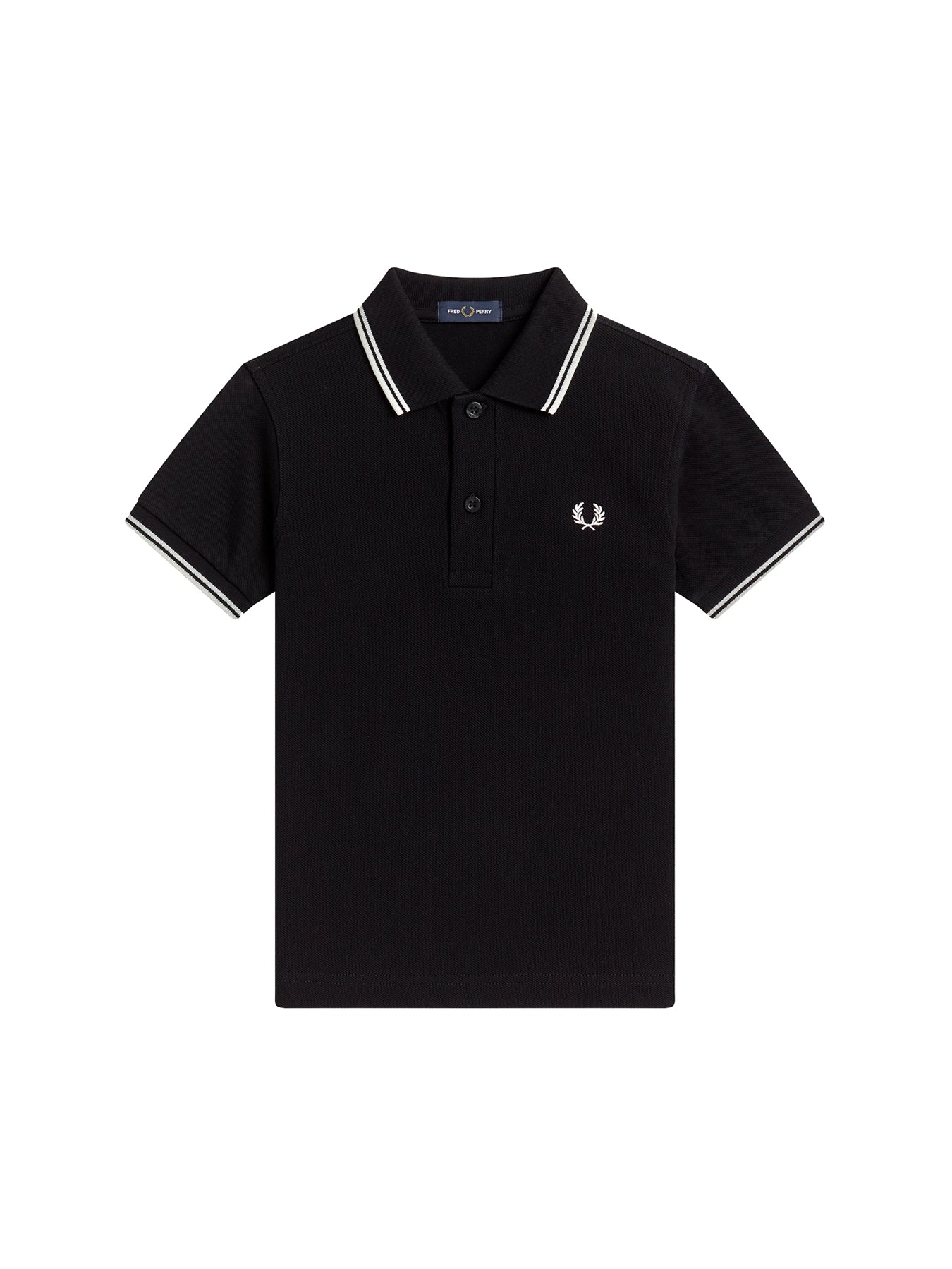 Twin Tipped Polo Shirt Black
