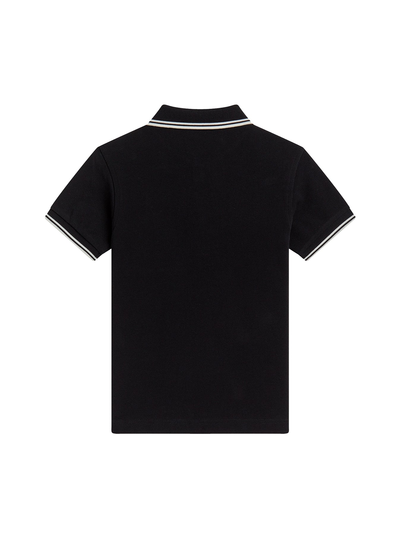 Twin Tipped Polo Shirt Black