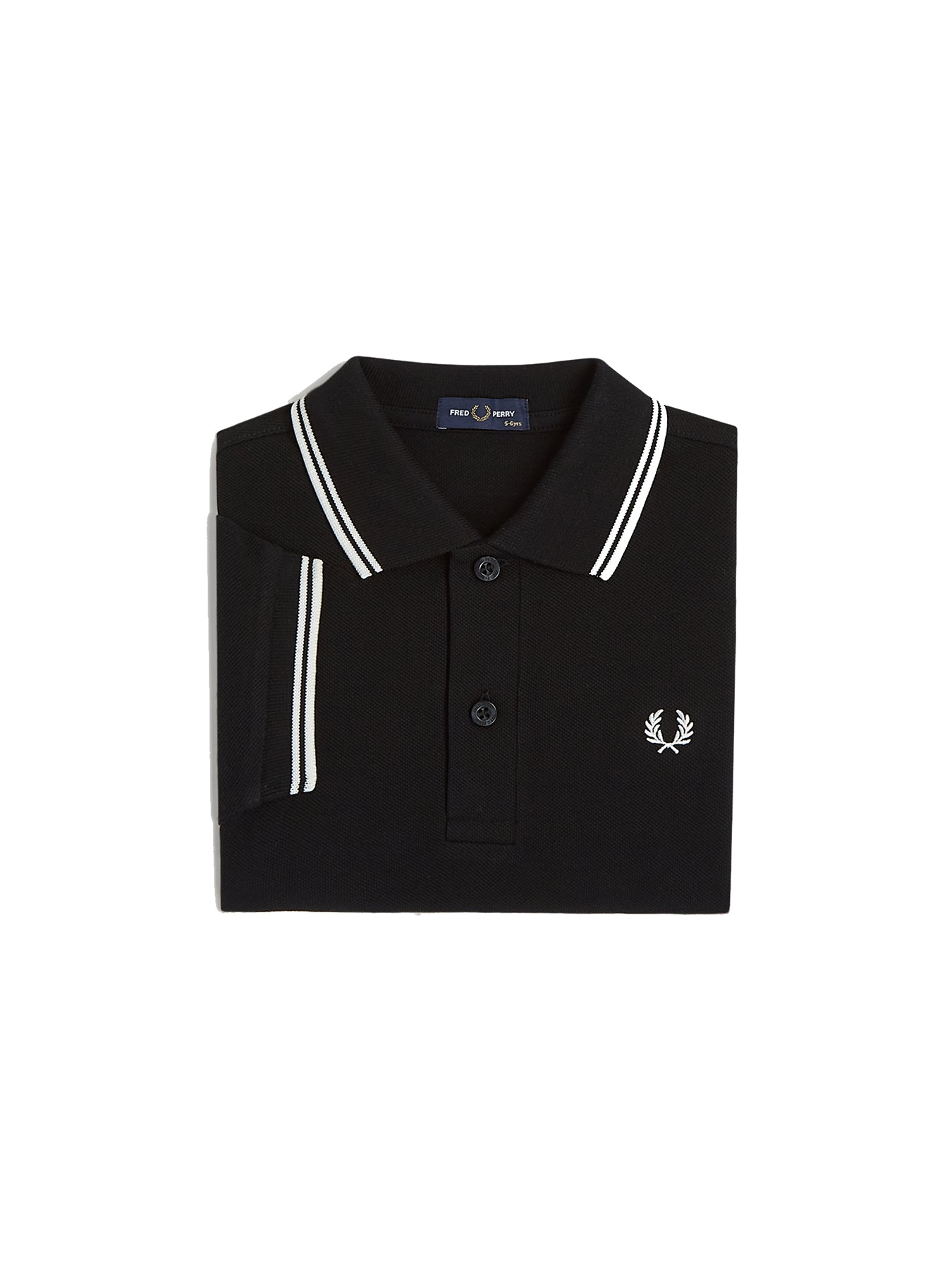 Twin Tipped Polo Shirt Black