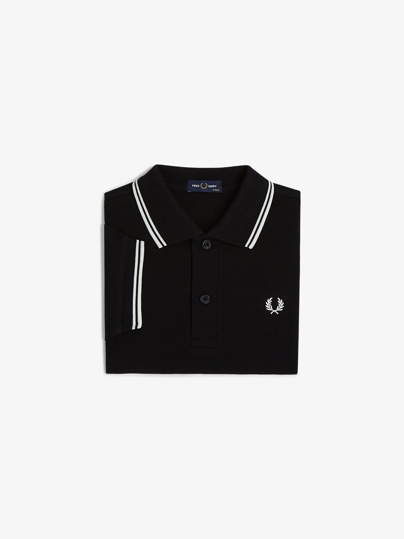 Twin Tipped Polo Shirt Black