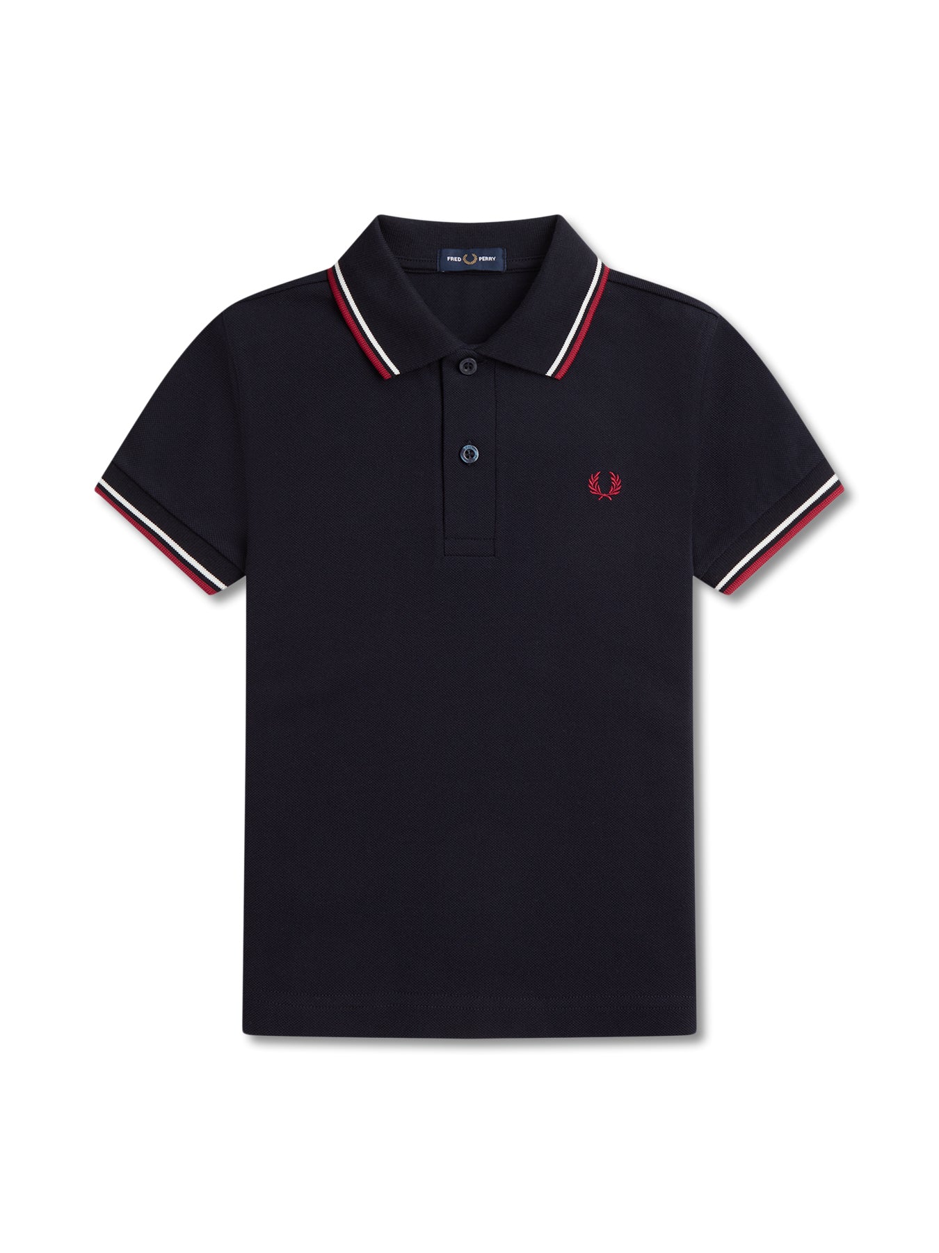 Twin Tipped Polo Shirt Black