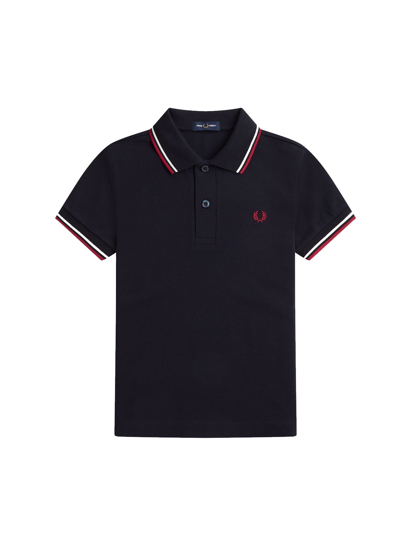 Twin Tipped Polo Shirt Black
