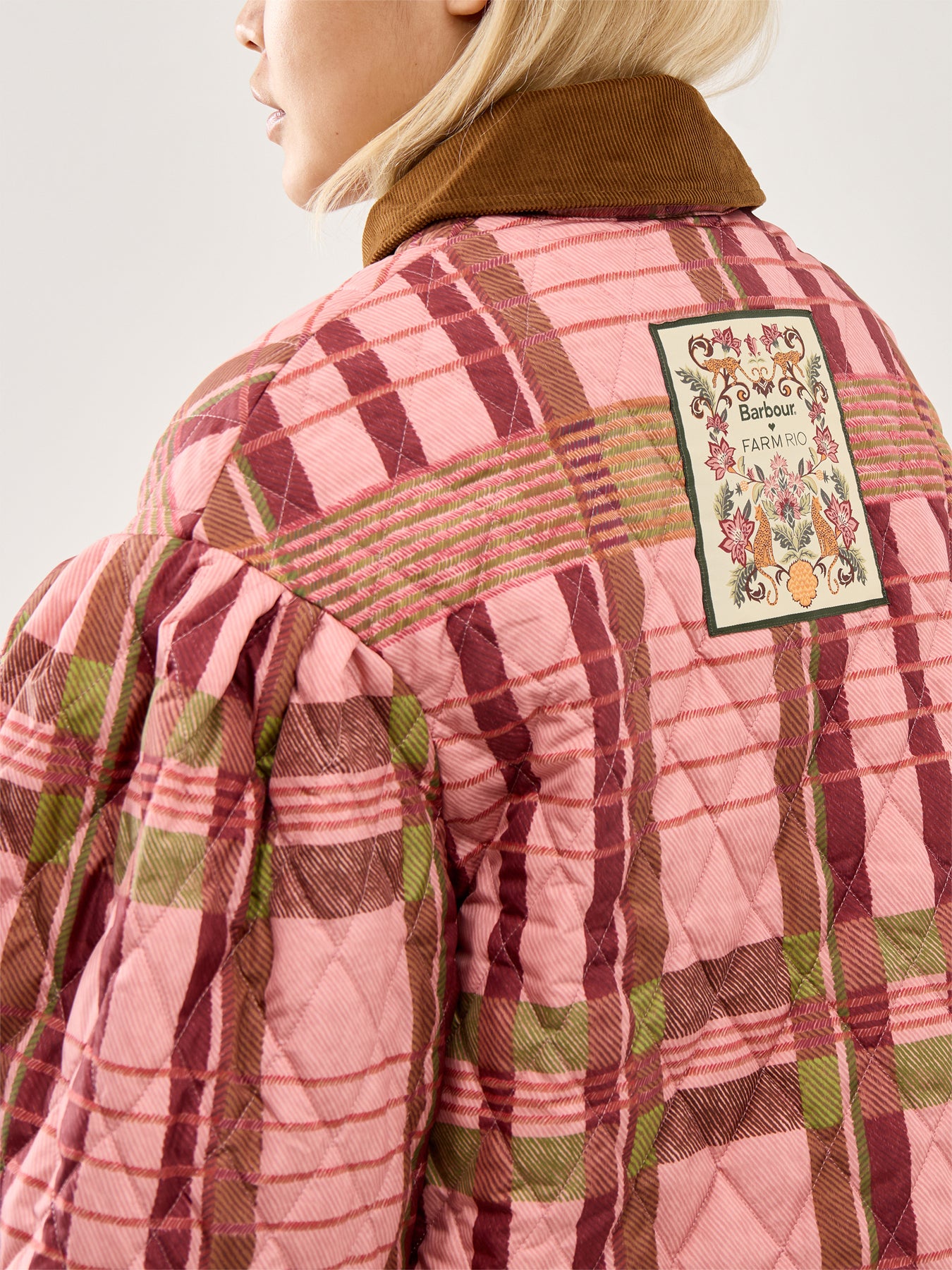 Barbour X Farm Rio Ana-Clara Quilt Jacket