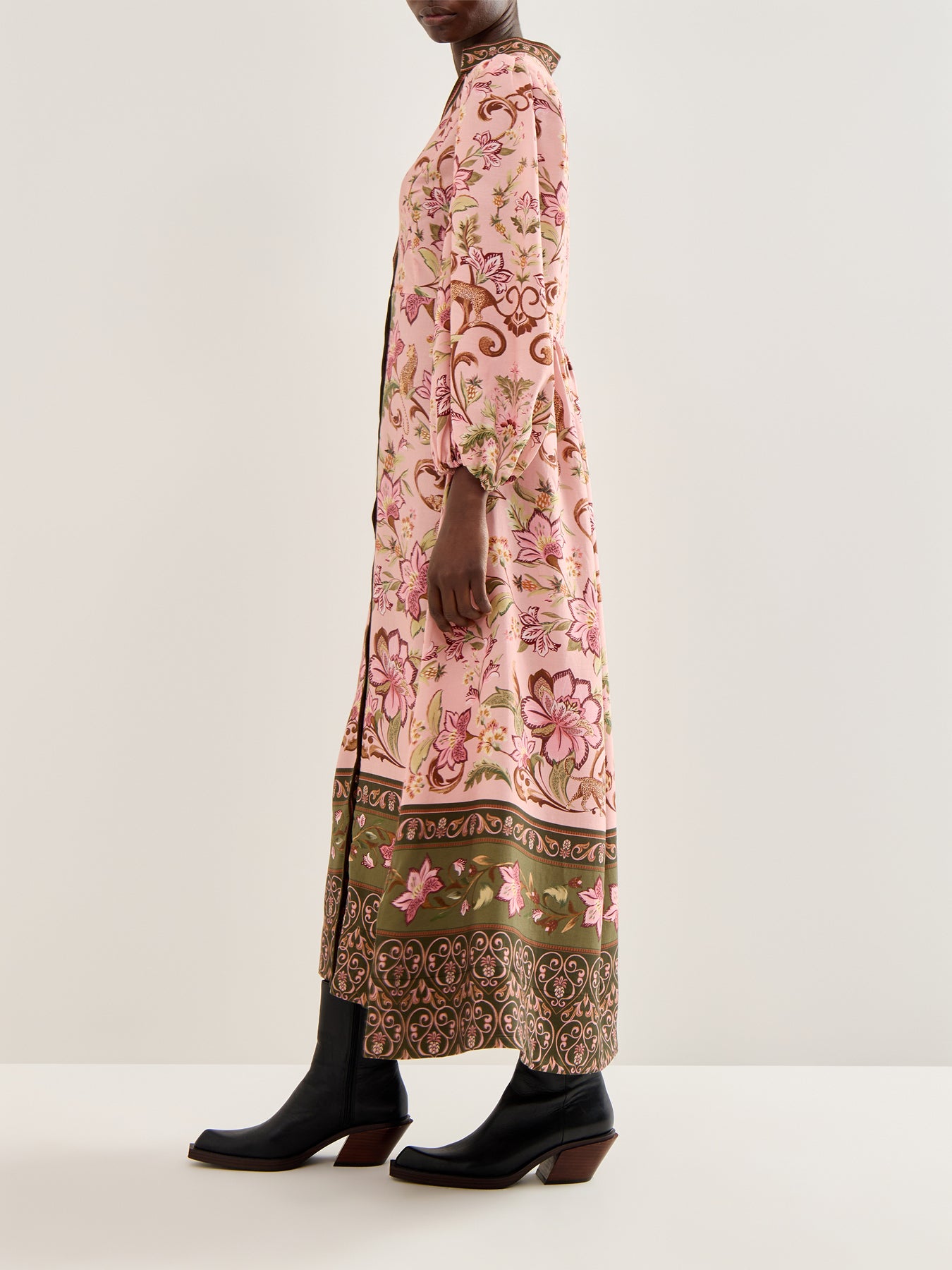 Alice Maxi Dress Tropical Print