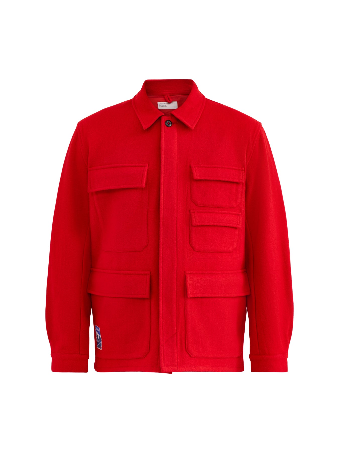 Military Fatigue Jacket Red