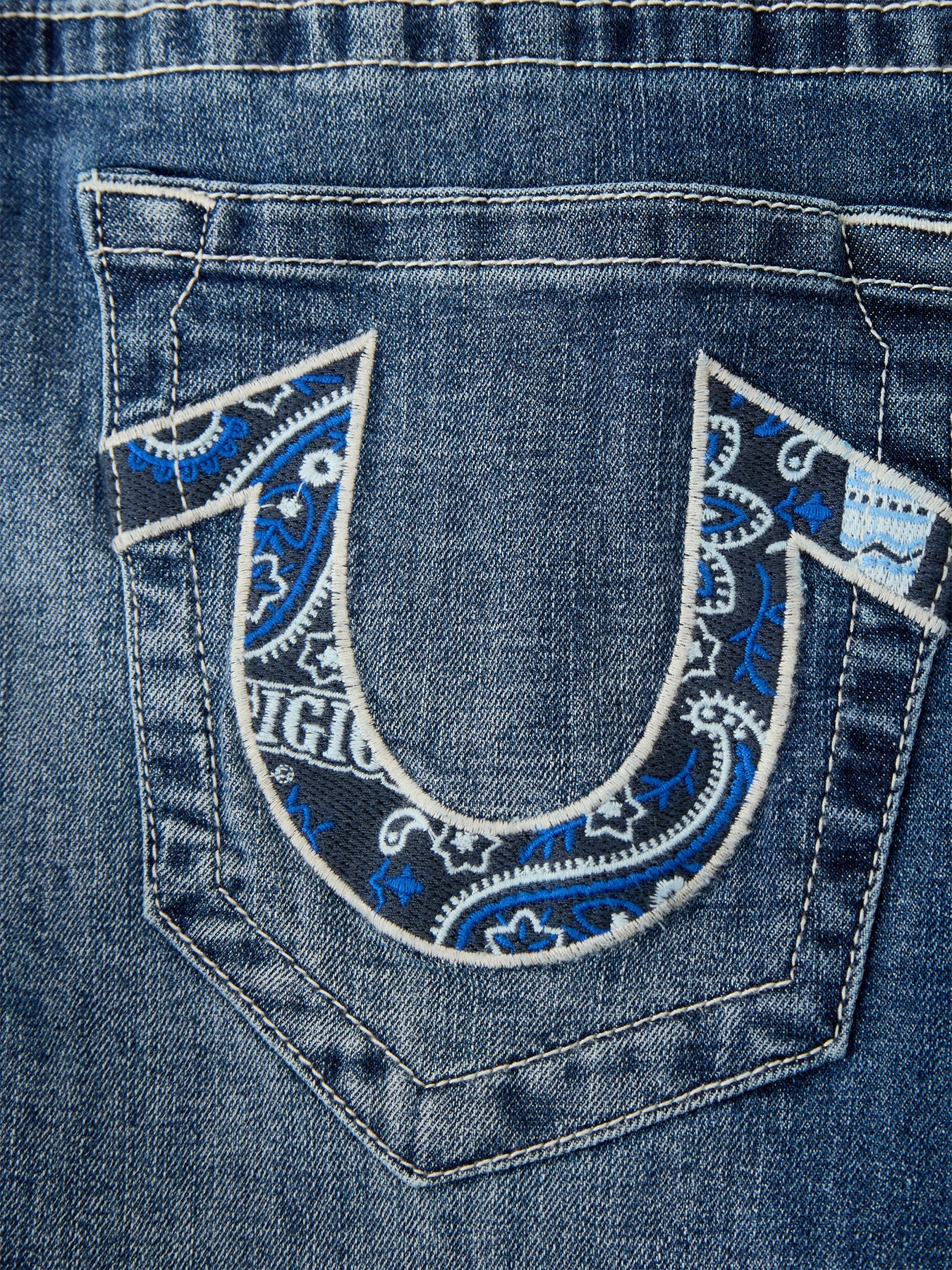 Billy No Flap Emroidered Bandana