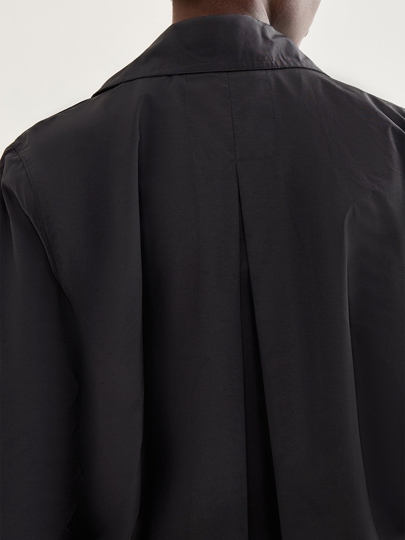 Short Trench Coat Black