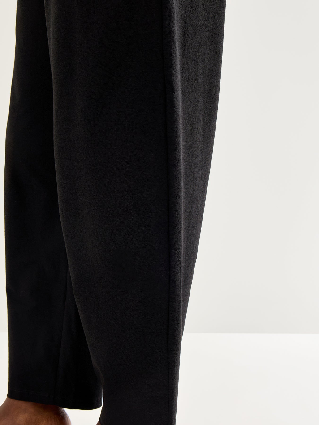 Ankle Barrel Pant W Pockets Black
