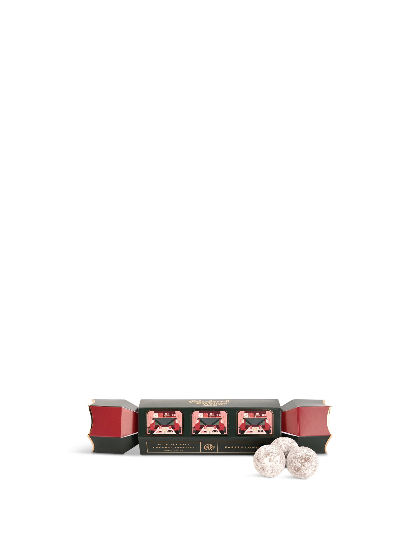 Charbonnel et Walker Milk Sea Salt Truffles Cracker