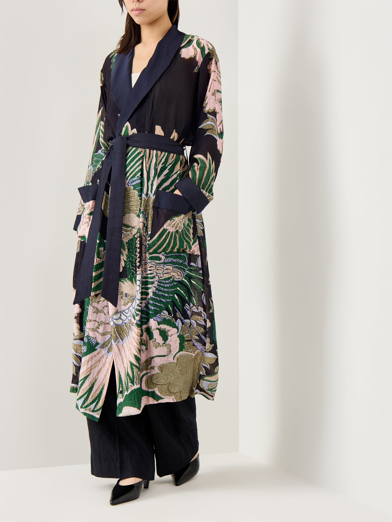 Crane Gown Emerald