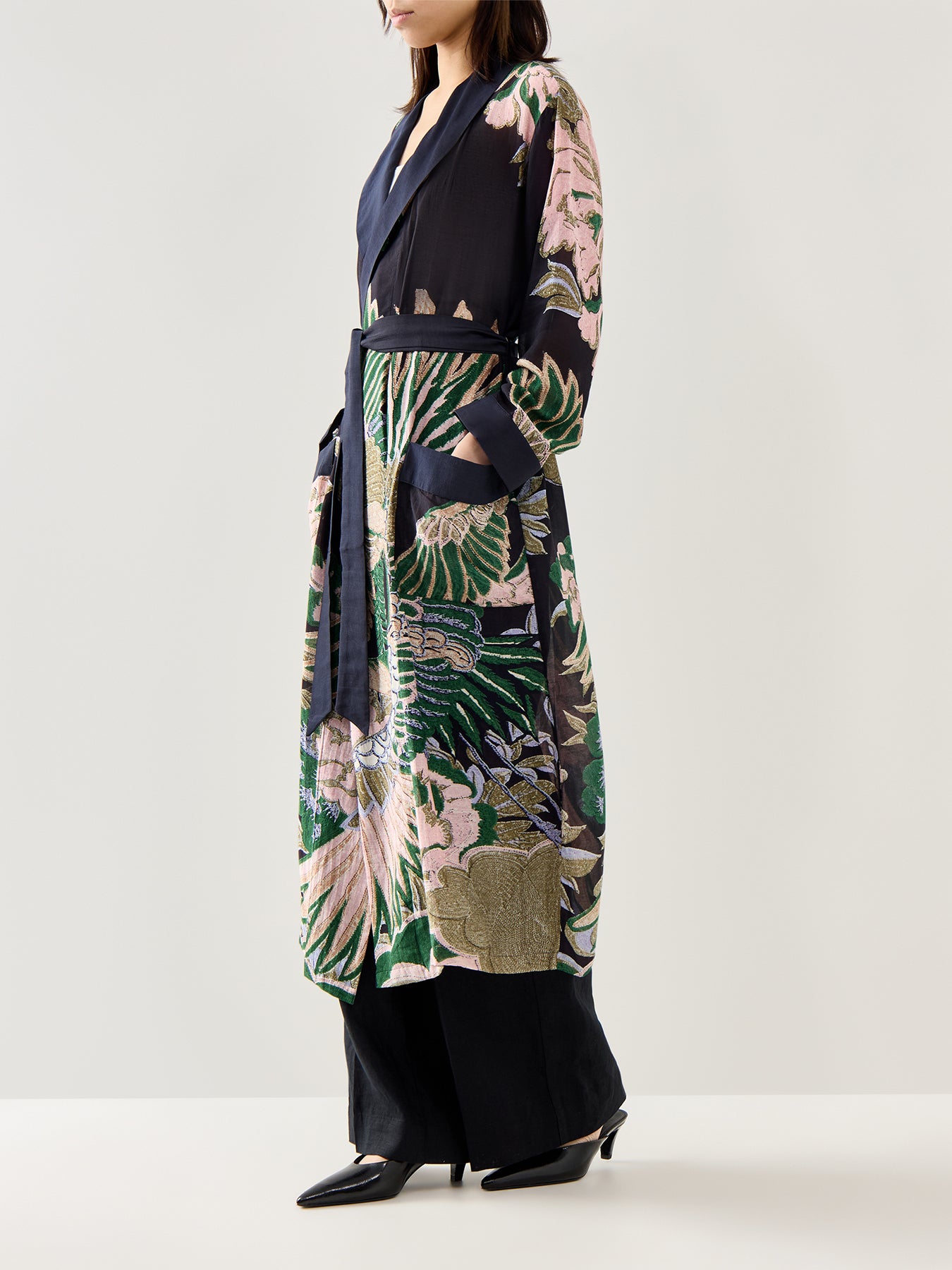 Crane Gown Emerald