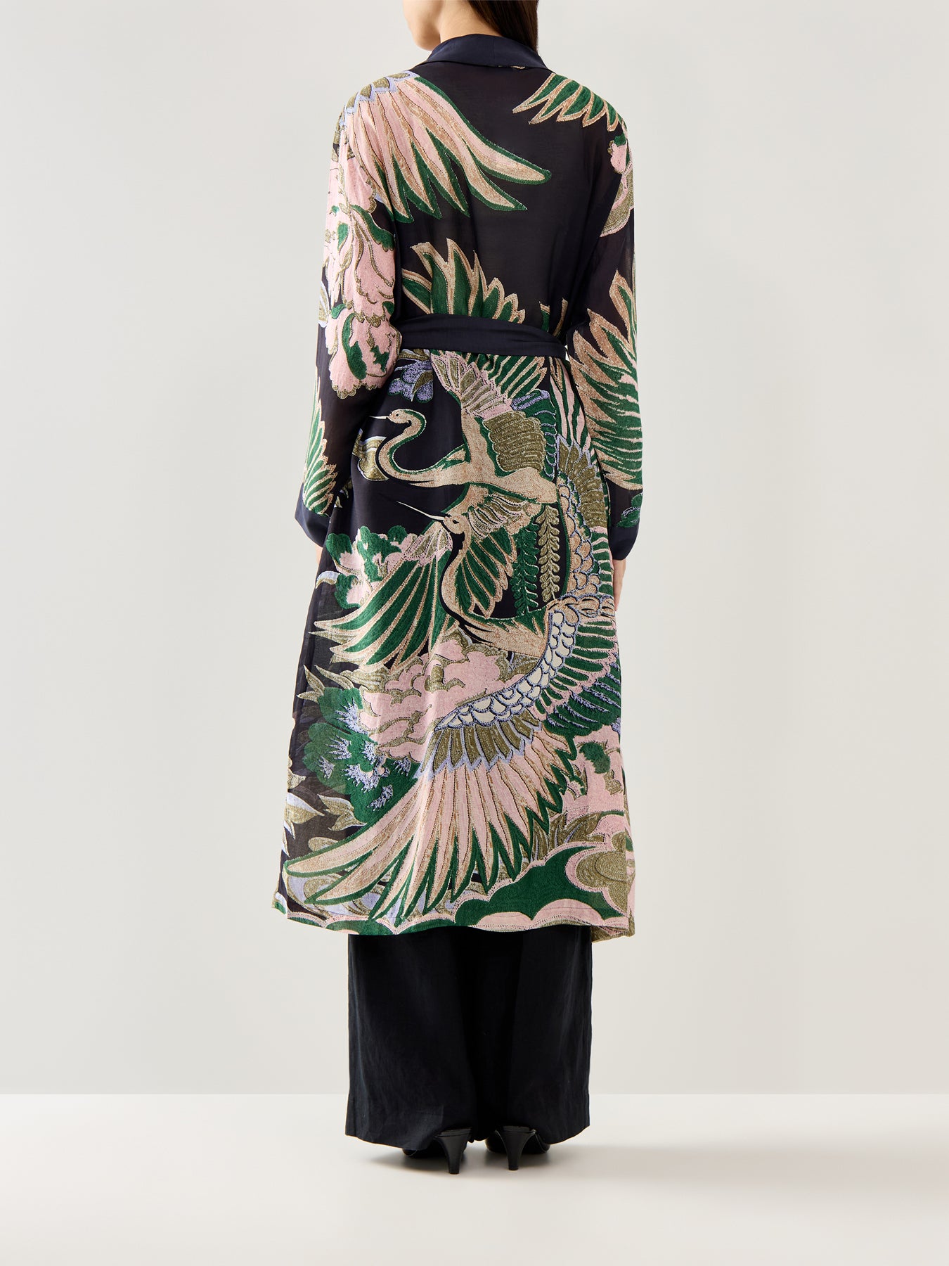 Crane Gown Emerald