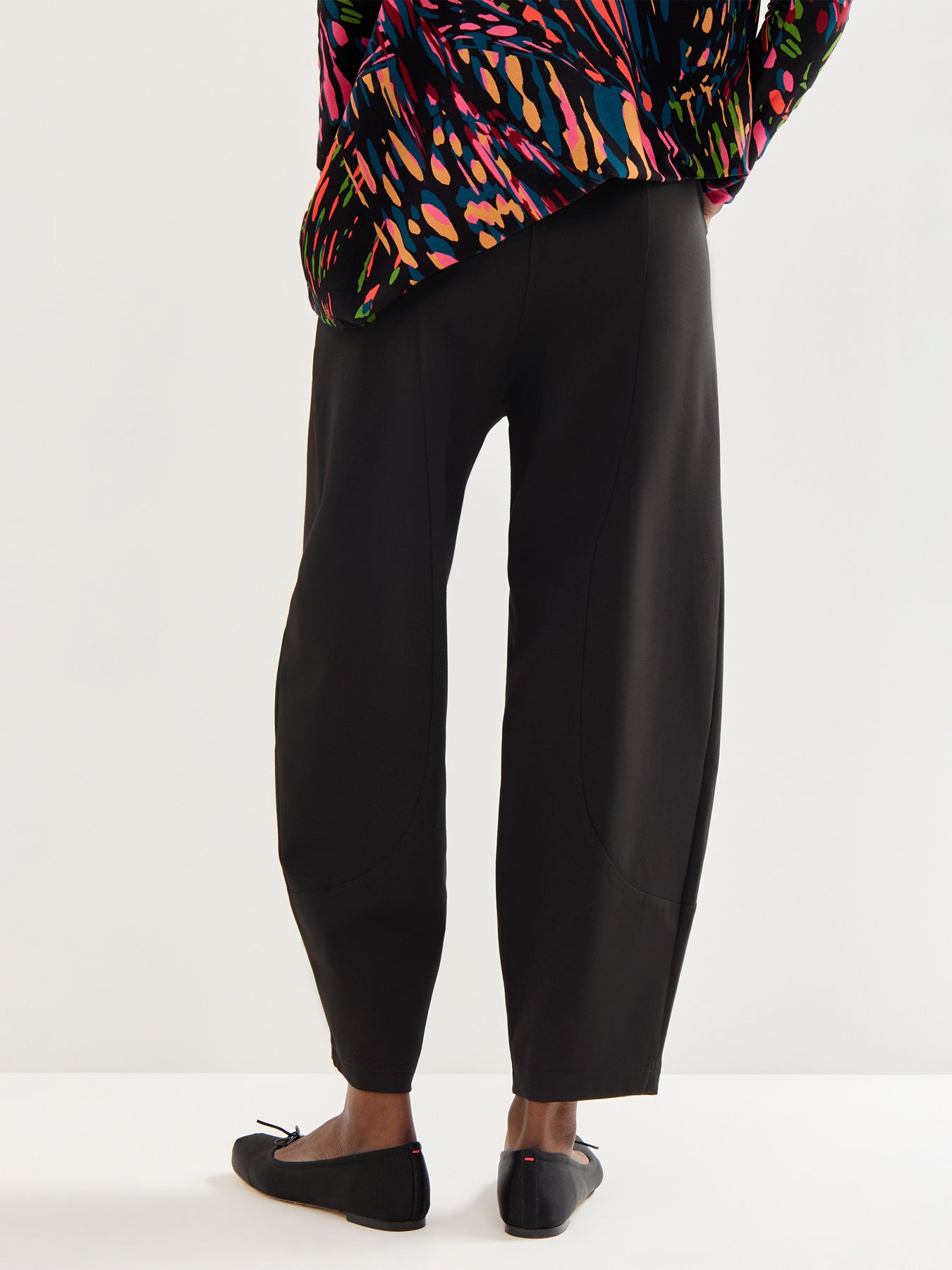 Ponte Bubble Trouser Black