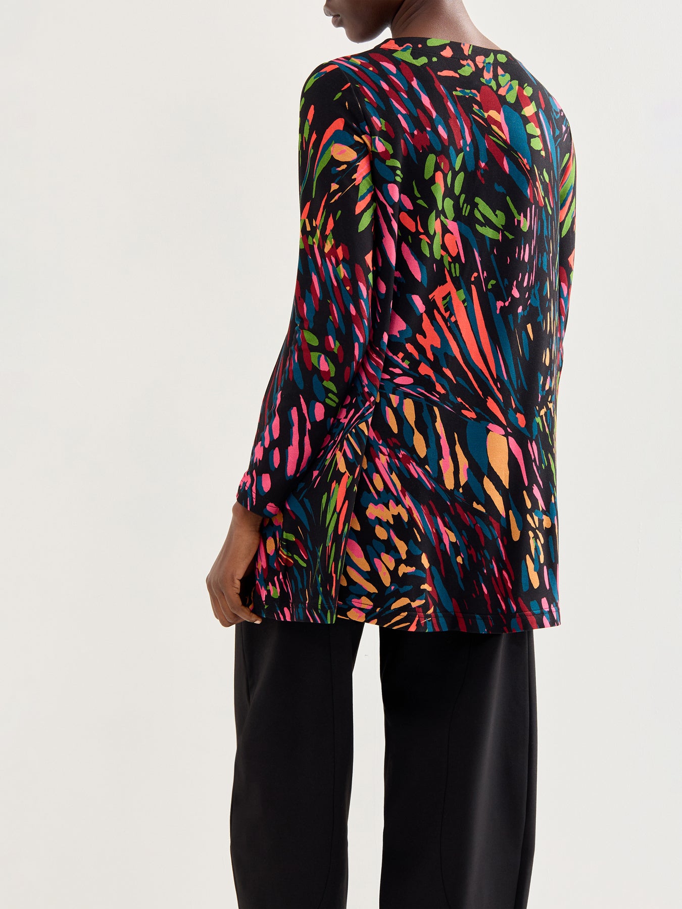 Bright Scattered Wings Top Multi