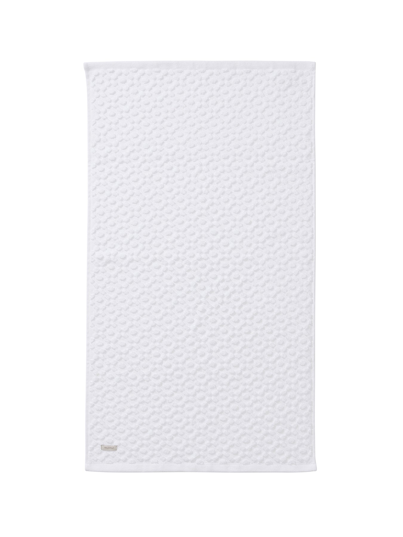 White Fae Sculpted Hand Towel