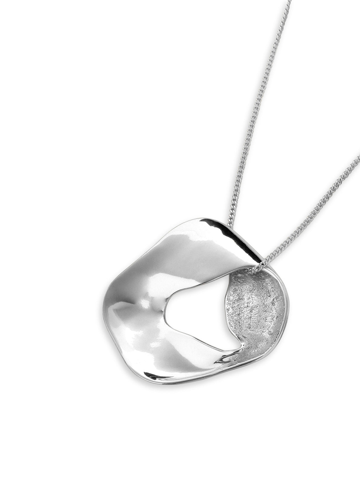 Wave Necklace Silver
