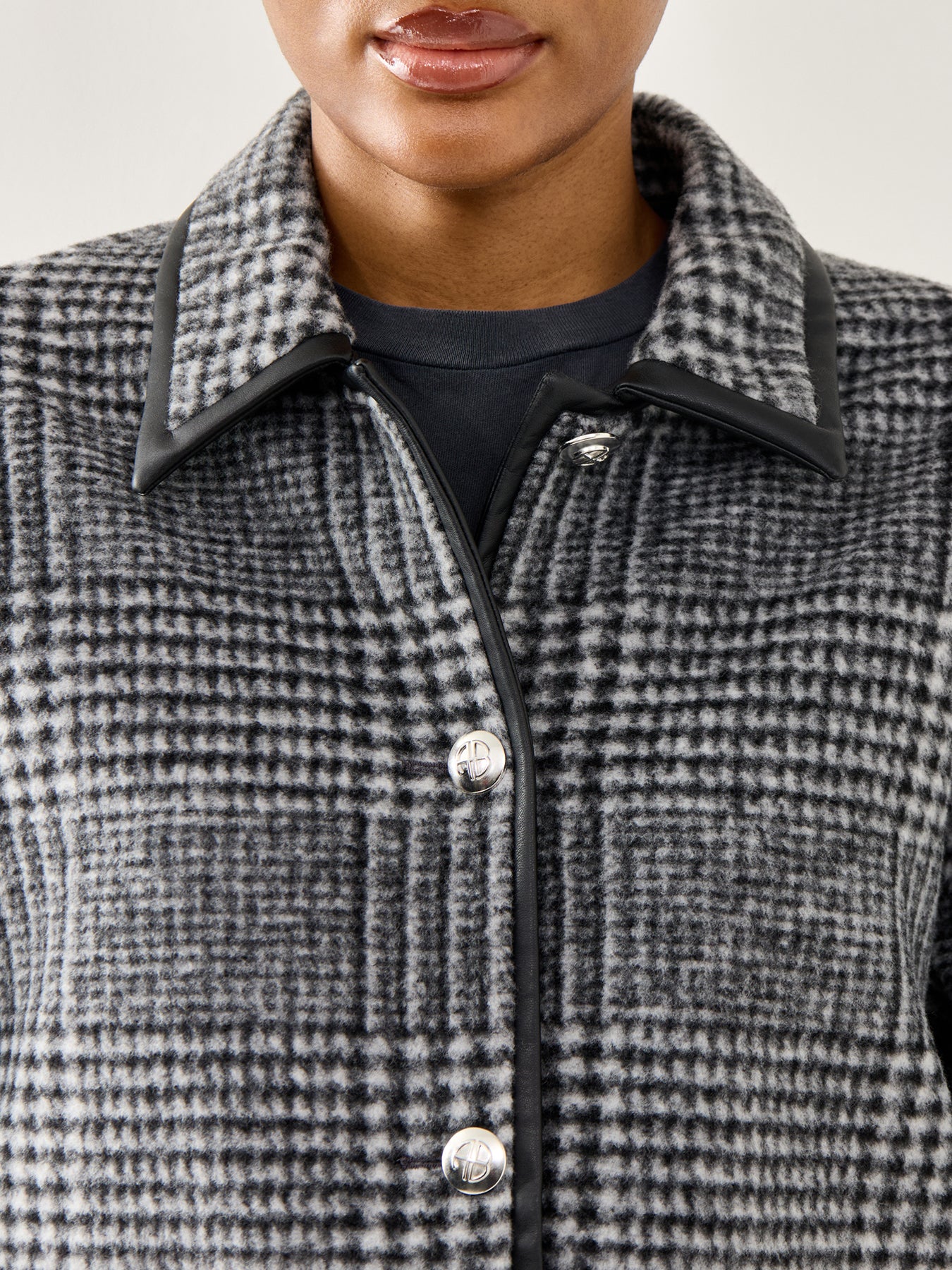 Camden Check Jacket Black Grey