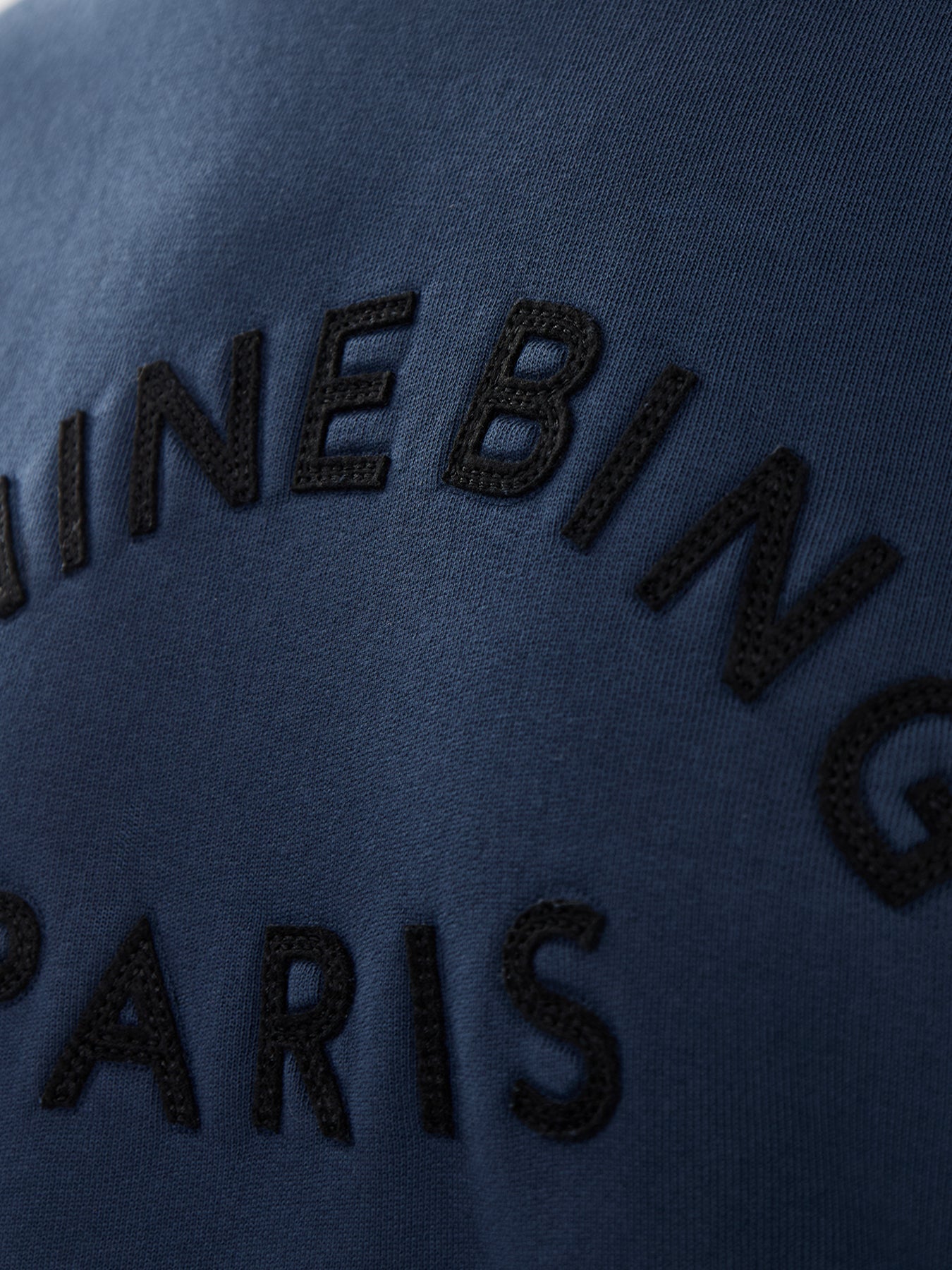 Jaci Sweatshirt Paris Cotton Dark Blue