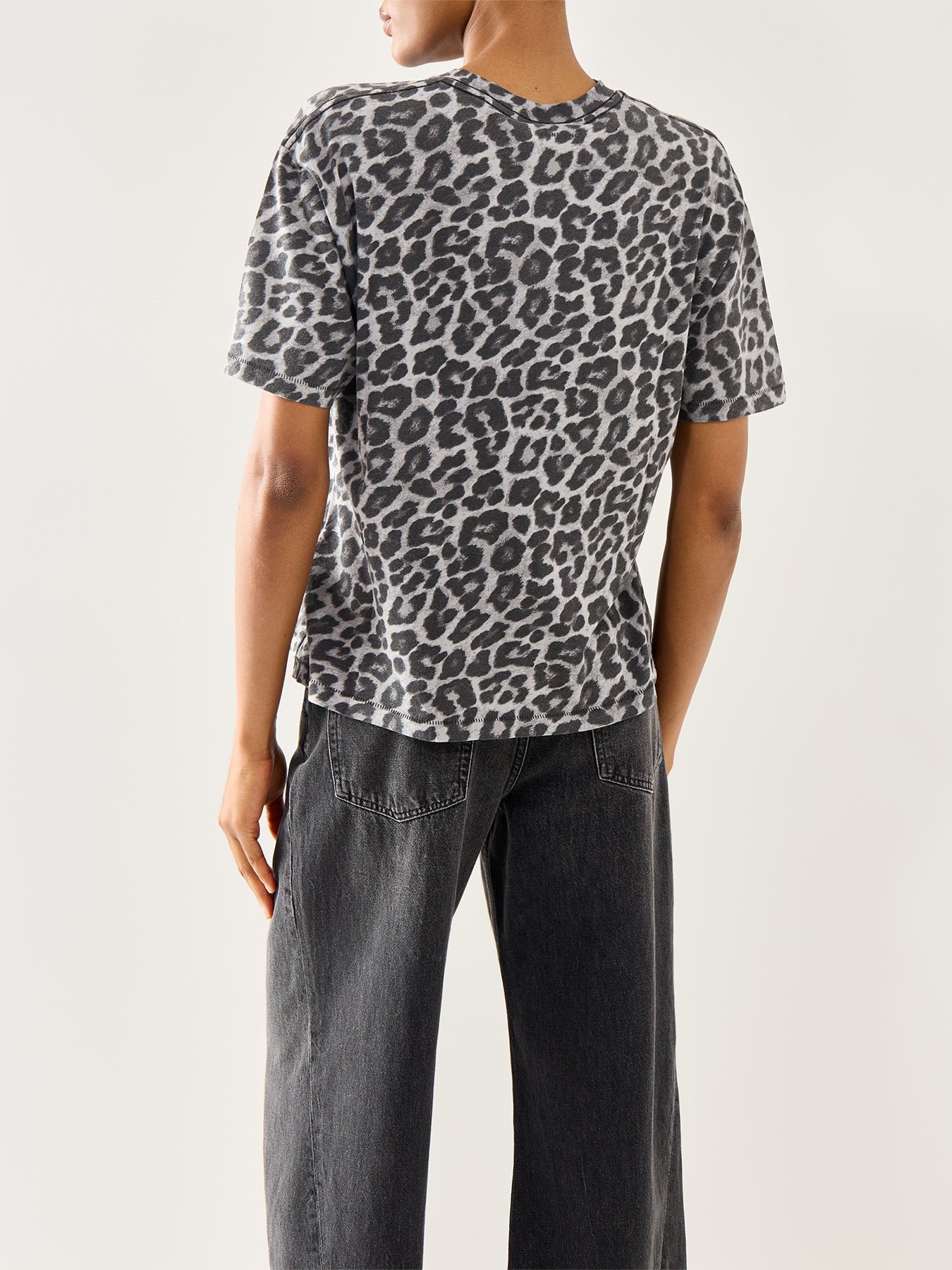 Cohen Tee Grey Leopard