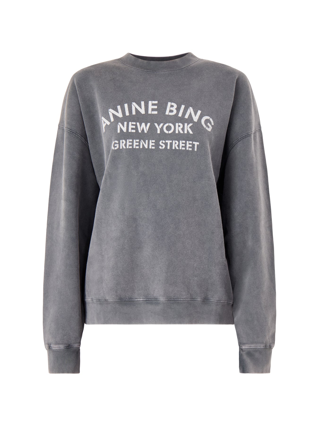 Miles Sweatshirt NY Washed Black