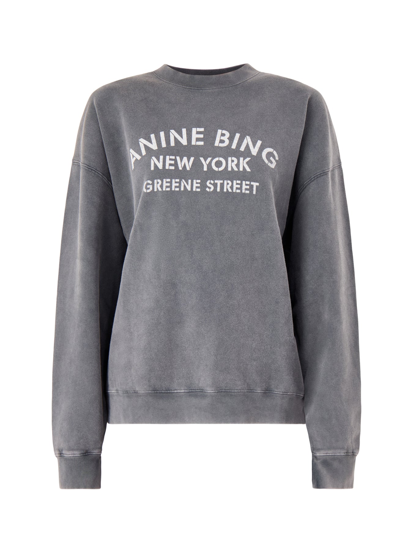 Miles Sweatshirt NY Washed Black – Fenwick