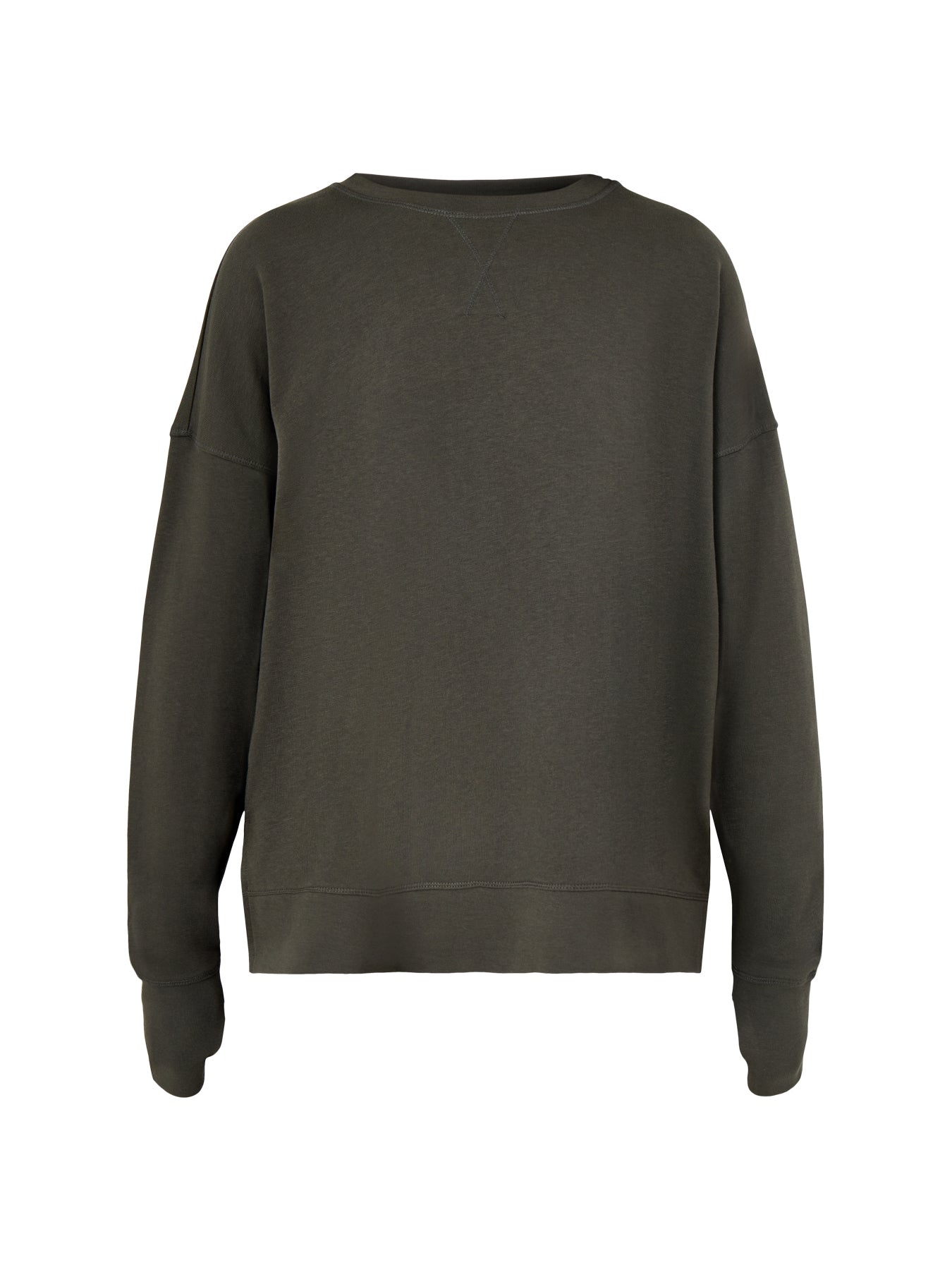 After Class Longline Sweatshirt Nori Green