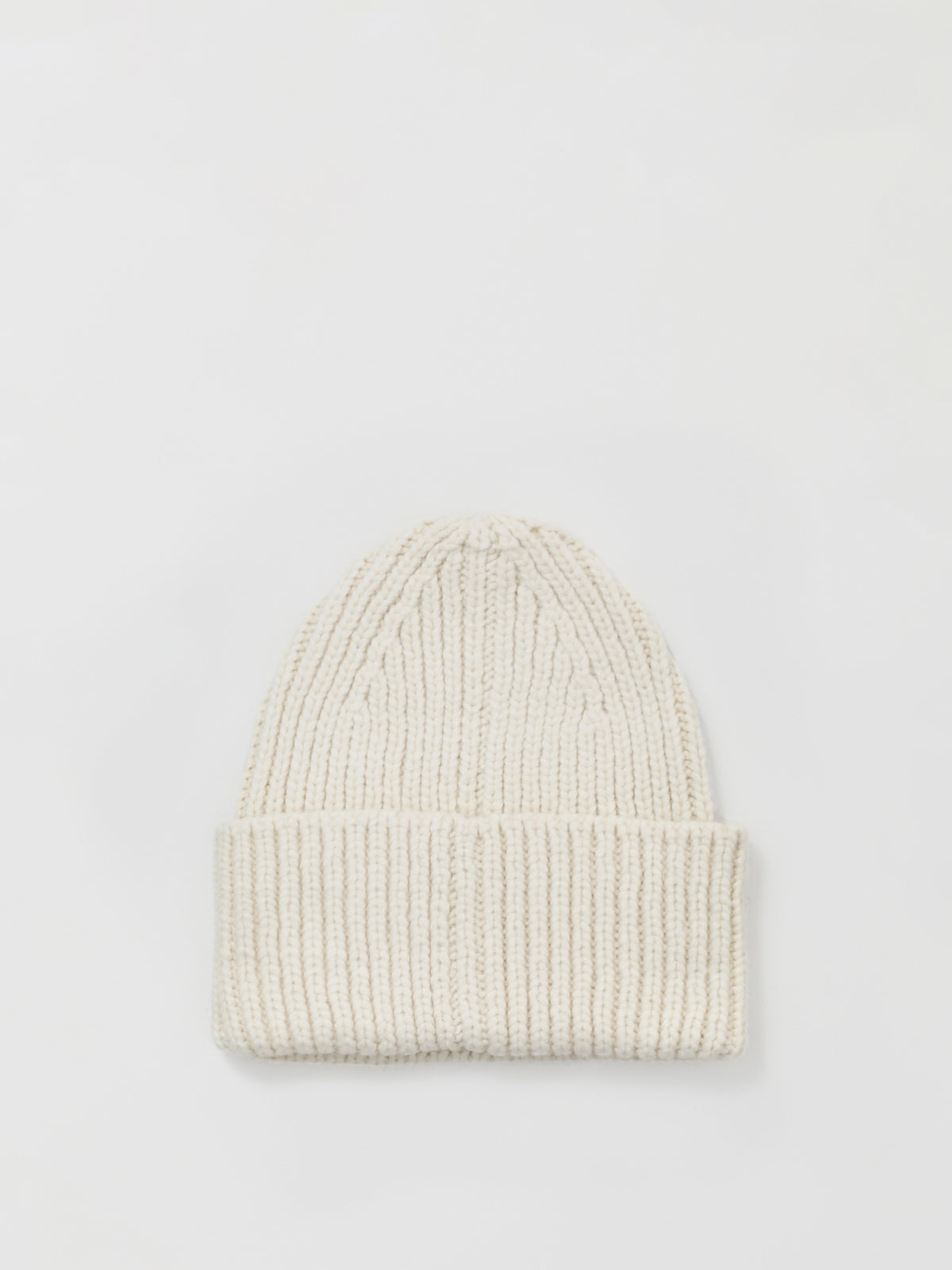 Chunky Rib Beanie – Cream
