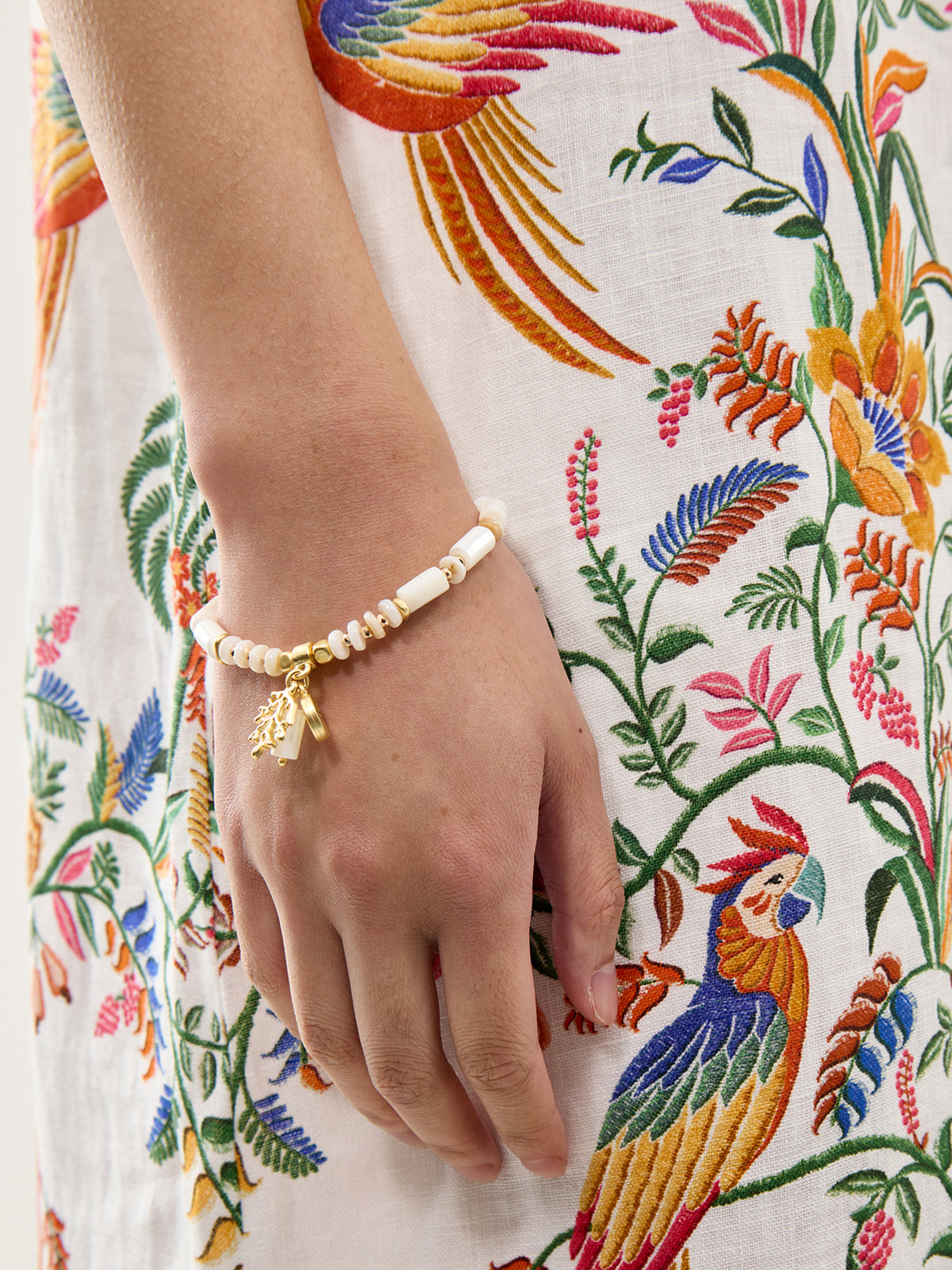 Shelbie Fire Coral Bracelet