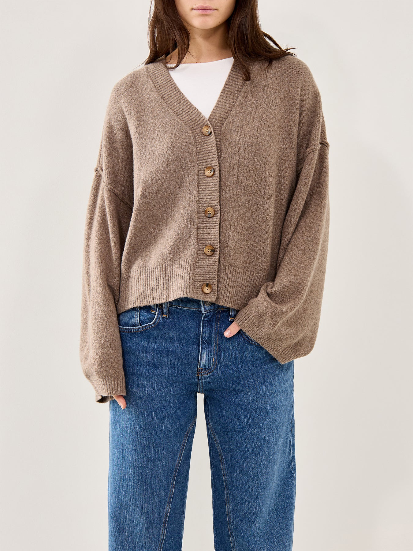 Cool Of The Night Cardigan Mocha
