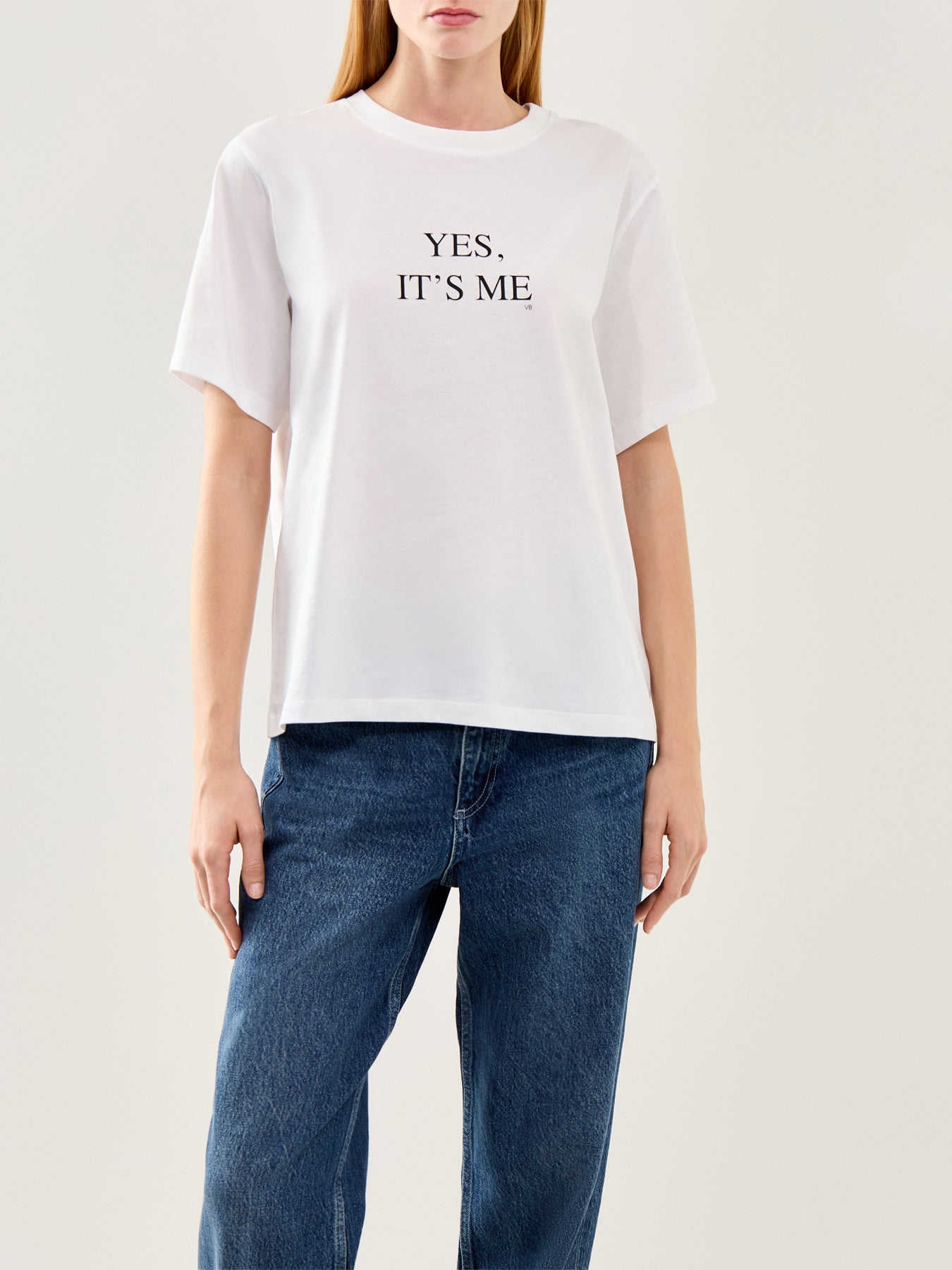 Yes It's Me White Slogan T-Shirt